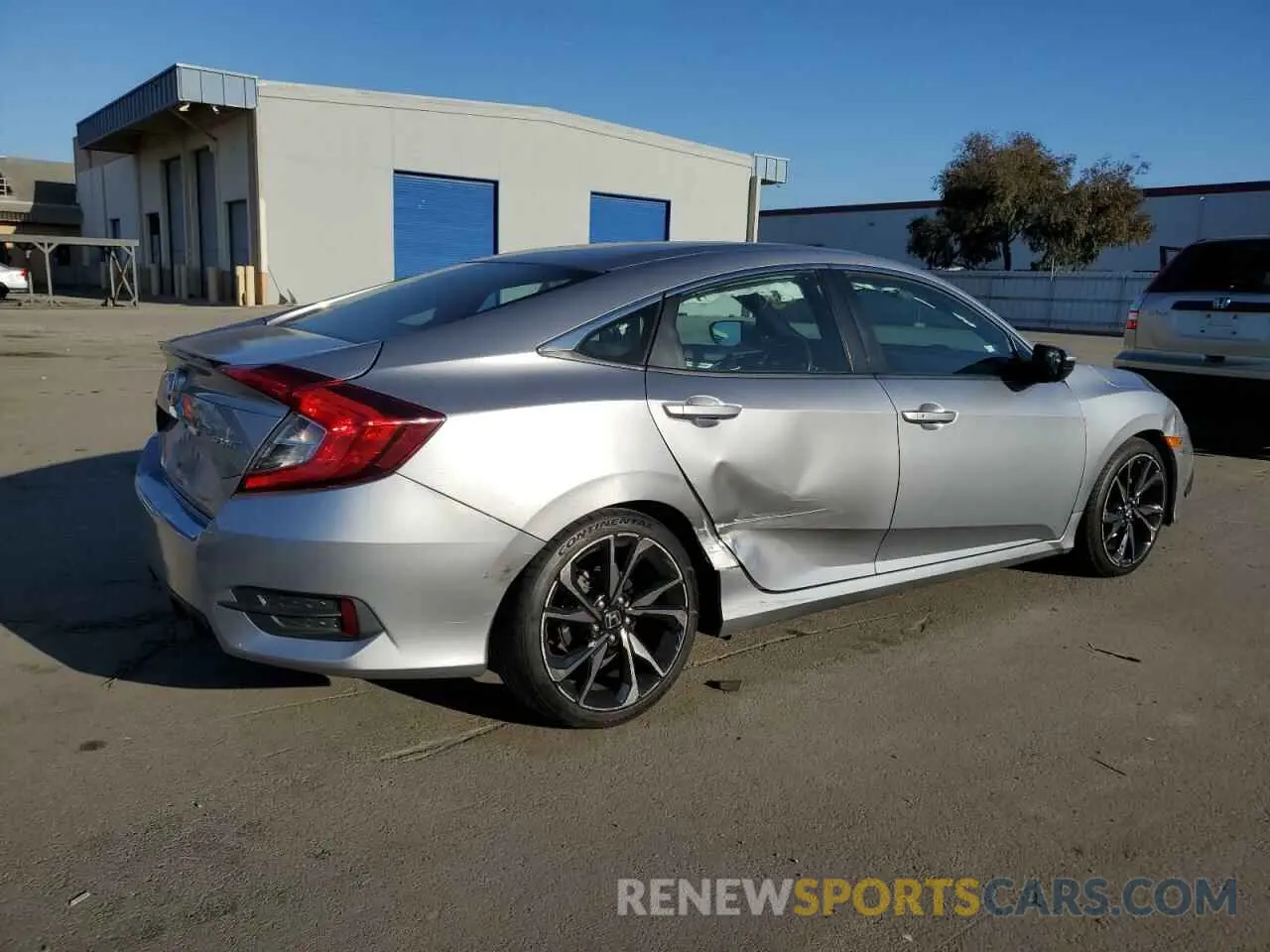 3 Photograph of a damaged car 19XFC2F8XKE213817 HONDA CIVIC 2019
