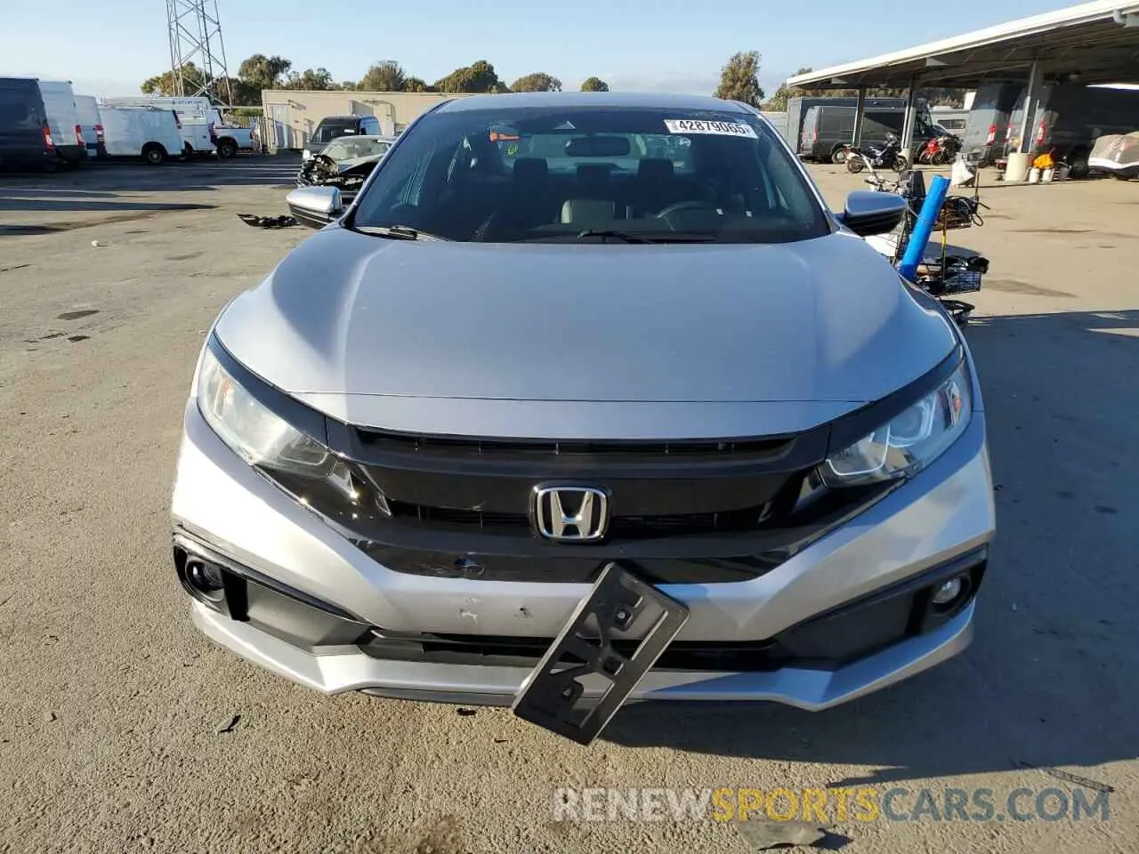 5 Photograph of a damaged car 19XFC2F8XKE213817 HONDA CIVIC 2019