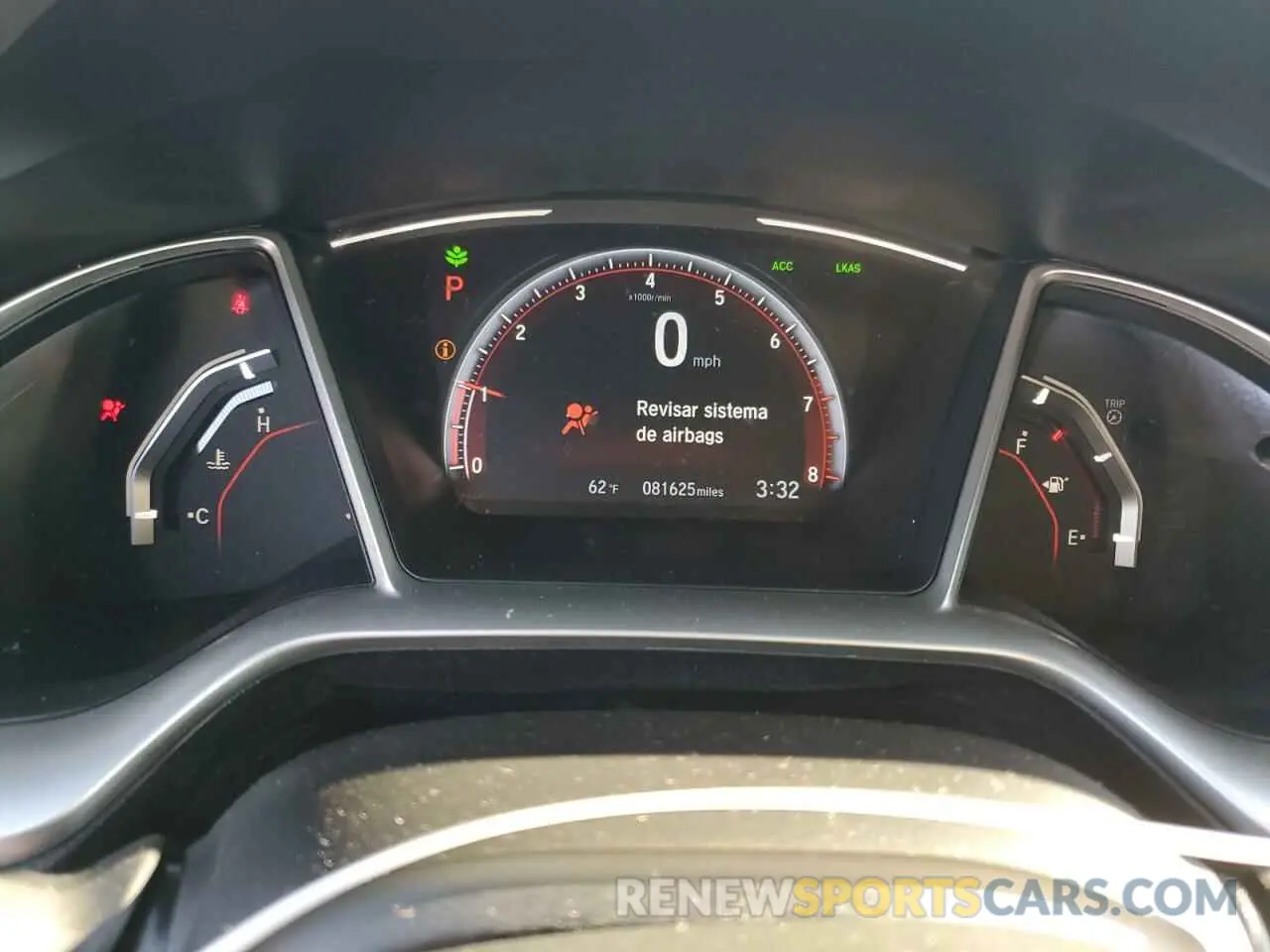 9 Photograph of a damaged car 19XFC2F8XKE213817 HONDA CIVIC 2019