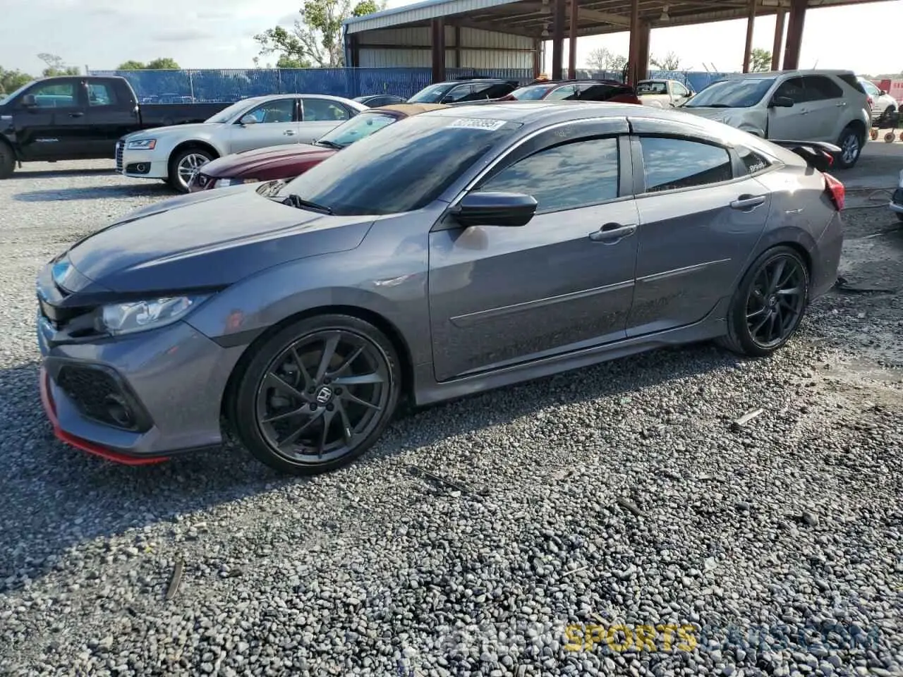 1 Photograph of a damaged car 2HGFC1E50KH706638 HONDA CIVIC 2019