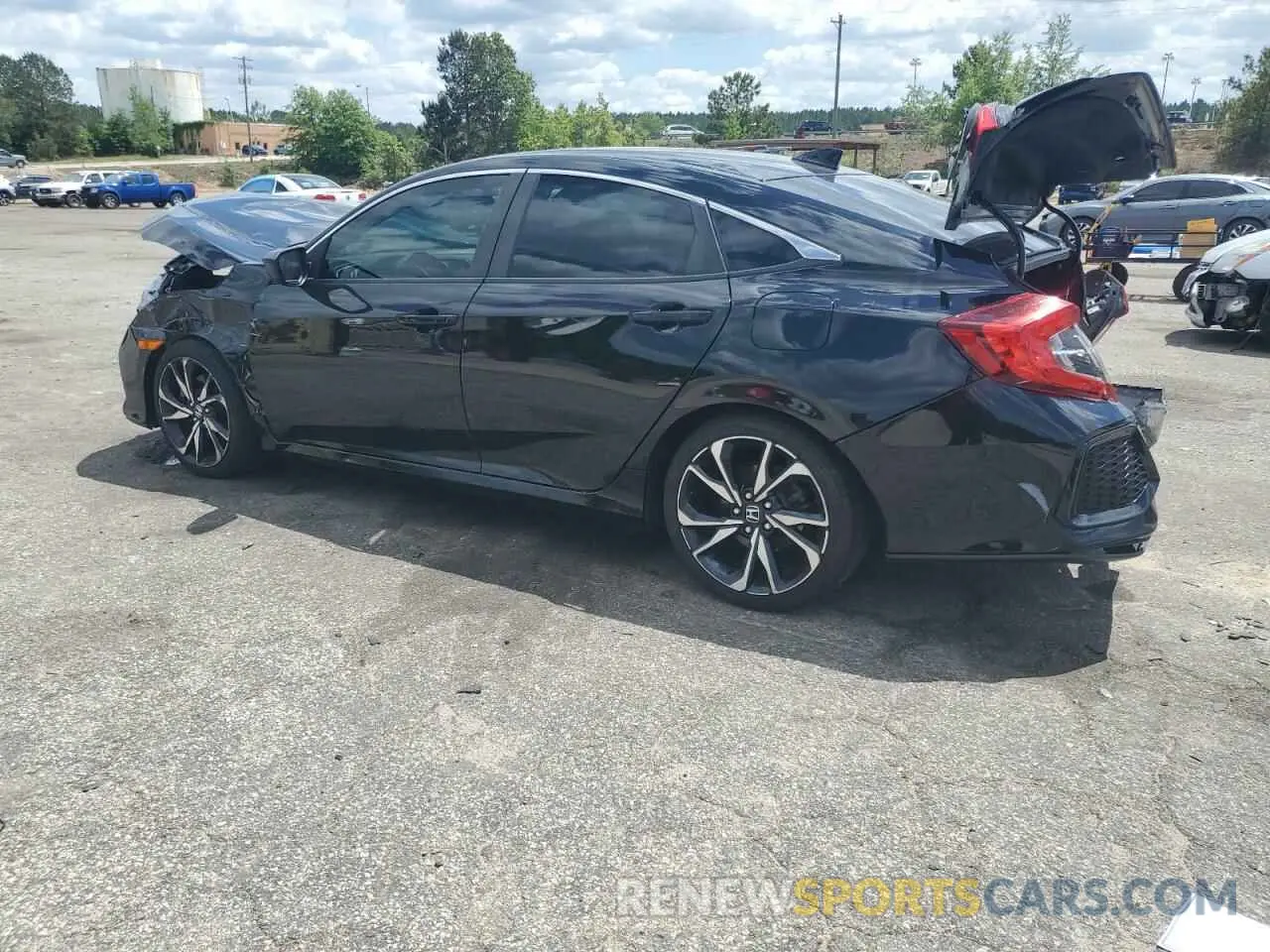2 Photograph of a damaged car 2HGFC1E51KH704834 HONDA CIVIC 2019