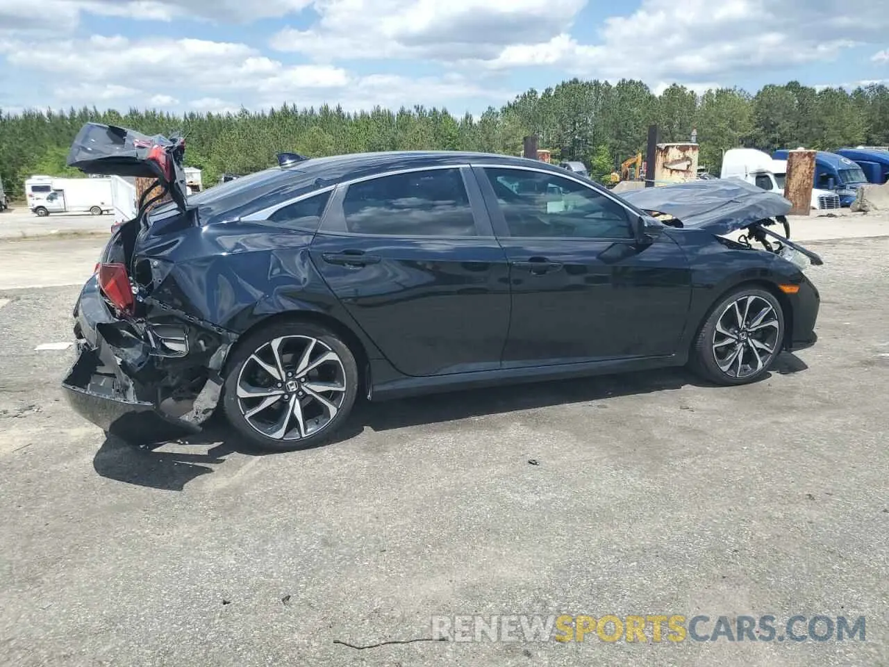 3 Photograph of a damaged car 2HGFC1E51KH704834 HONDA CIVIC 2019