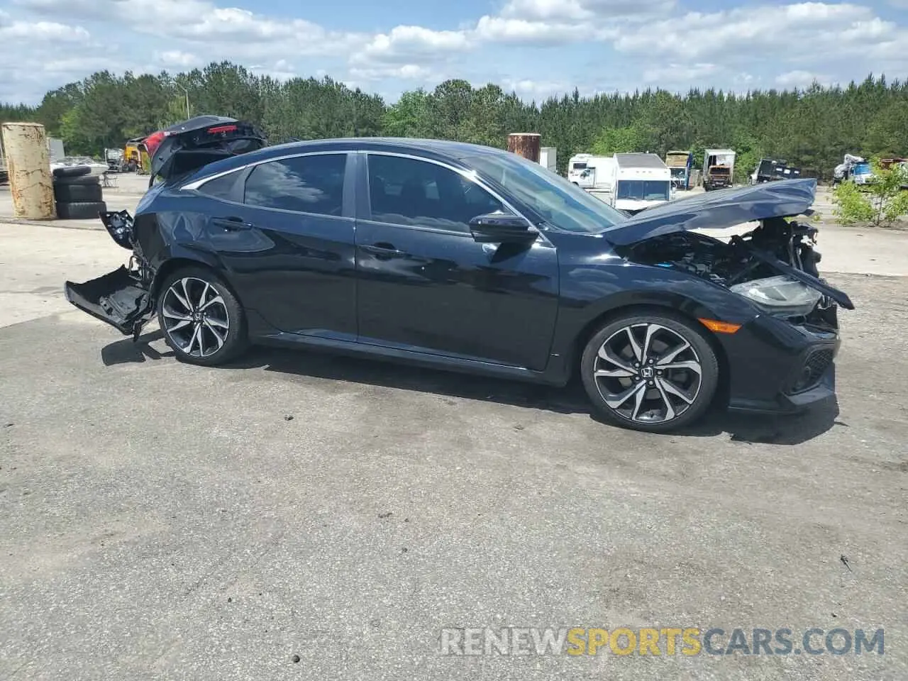 4 Photograph of a damaged car 2HGFC1E51KH704834 HONDA CIVIC 2019