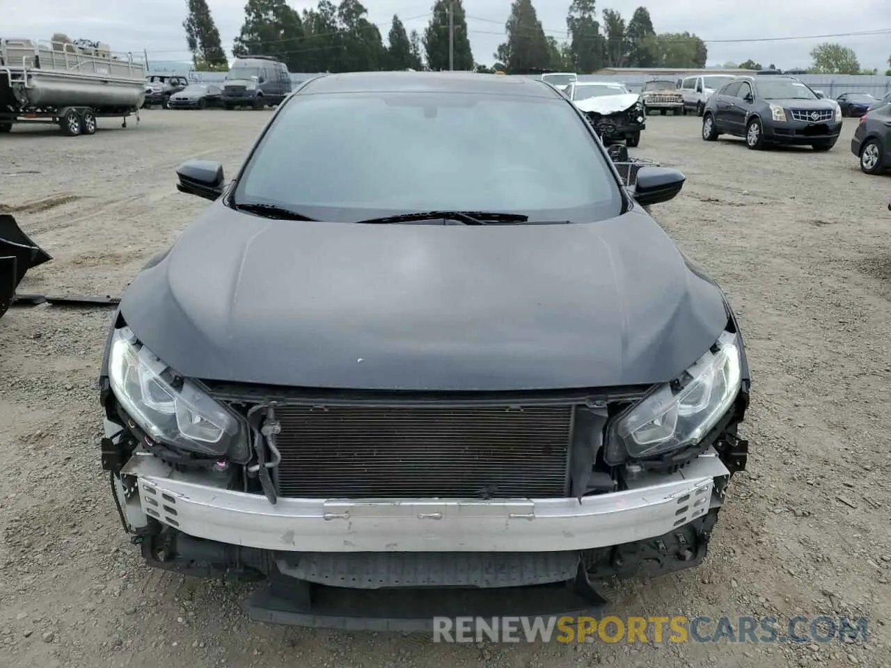 5 Photograph of a damaged car 2HGFC1E52KH700887 HONDA CIVIC 2019
