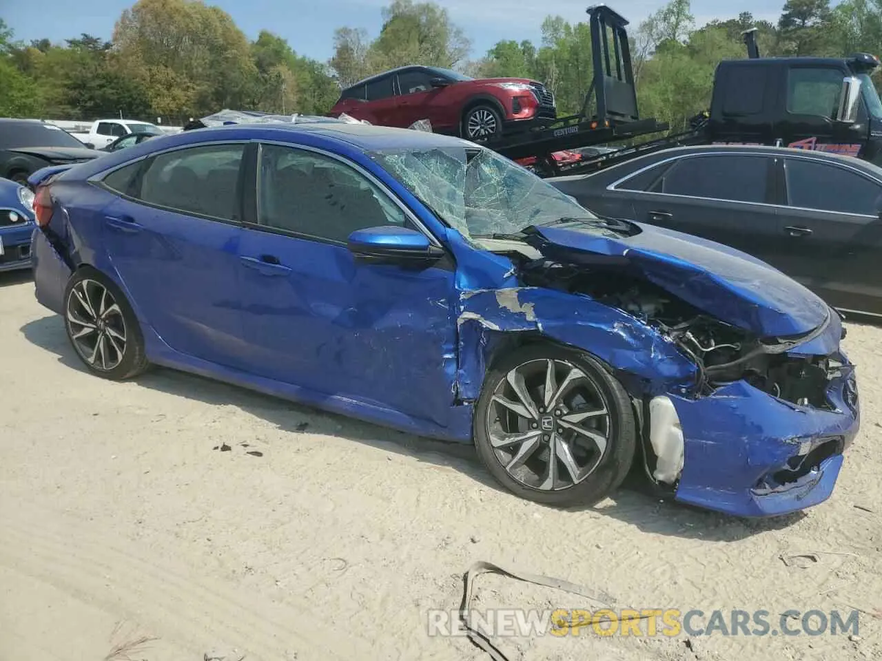 4 Photograph of a damaged car 2HGFC1E52KH702946 HONDA CIVIC 2019