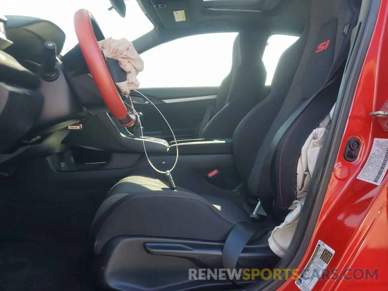 7 Photograph of a damaged car 2HGFC1E53KH707136 HONDA CIVIC 2019