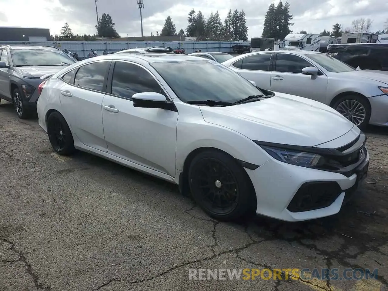 4 Photograph of a damaged car 2HGFC1E53KH707640 HONDA CIVIC 2019