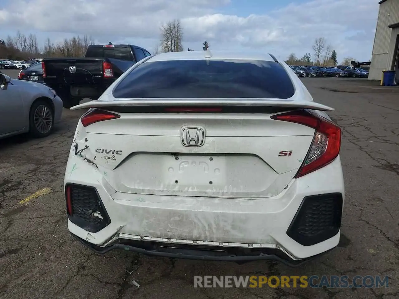 6 Photograph of a damaged car 2HGFC1E53KH707640 HONDA CIVIC 2019