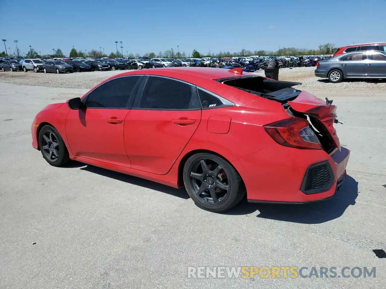 2 Photograph of a damaged car 2HGFC1E54KH706948 HONDA CIVIC 2019