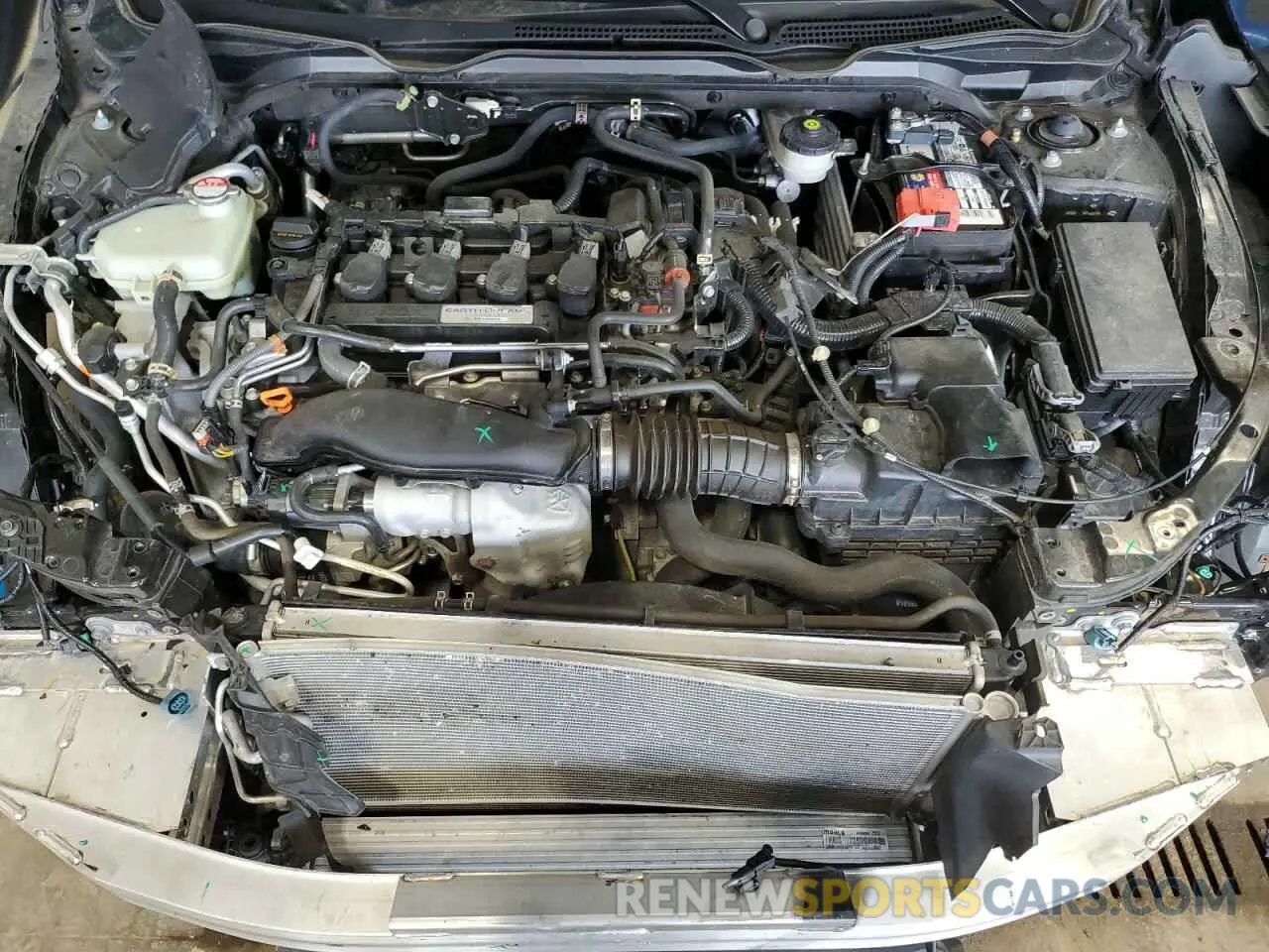 11 Photograph of a damaged car 2HGFC1E55KH705260 HONDA CIVIC 2019