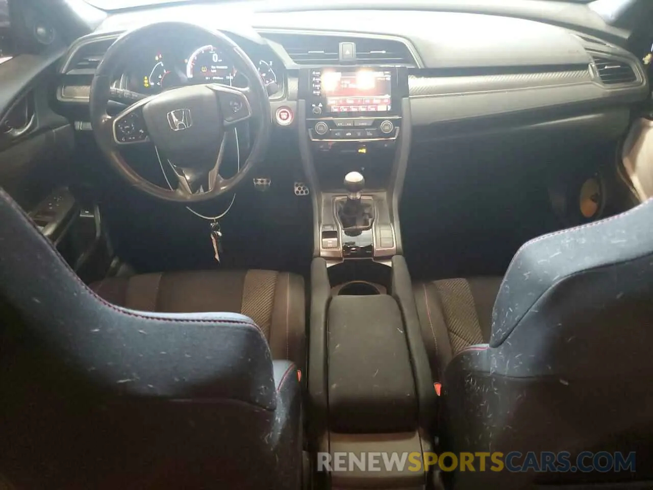 8 Photograph of a damaged car 2HGFC1E55KH705260 HONDA CIVIC 2019