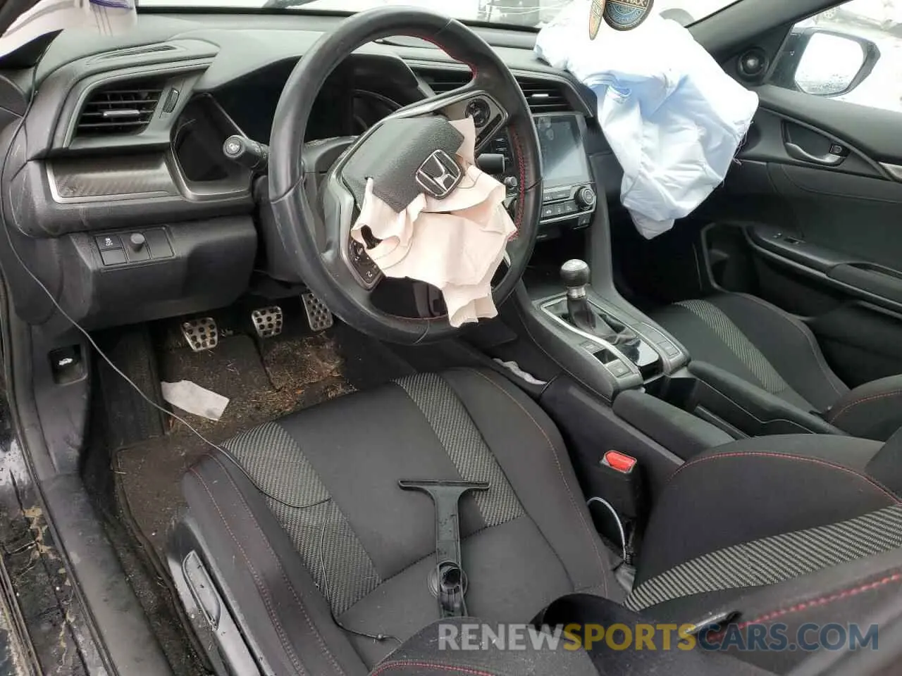 8 Photograph of a damaged car 2HGFC1E57KH707186 HONDA CIVIC 2019