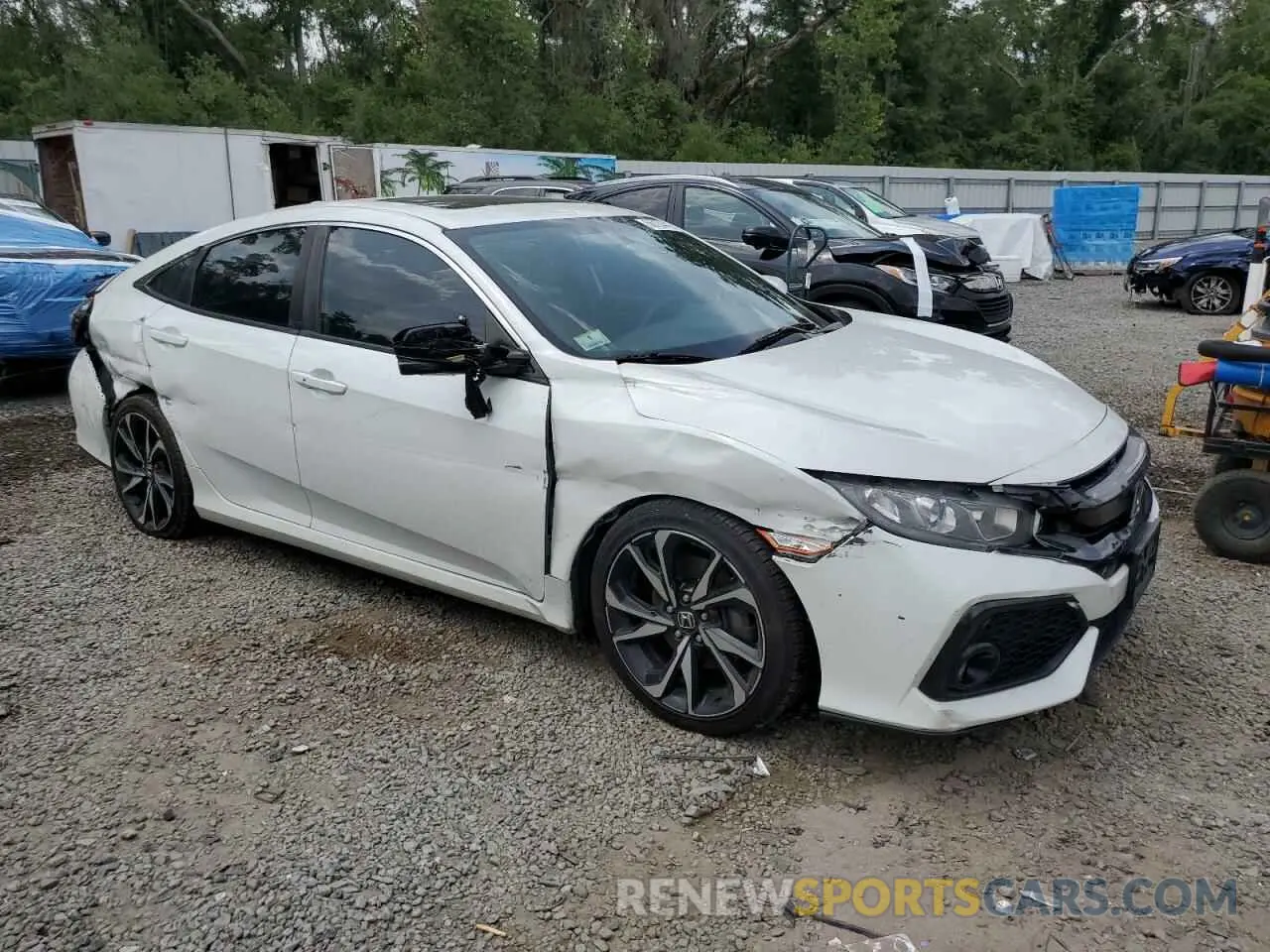 4 Photograph of a damaged car 2HGFC1E58KH700151 HONDA CIVIC 2019