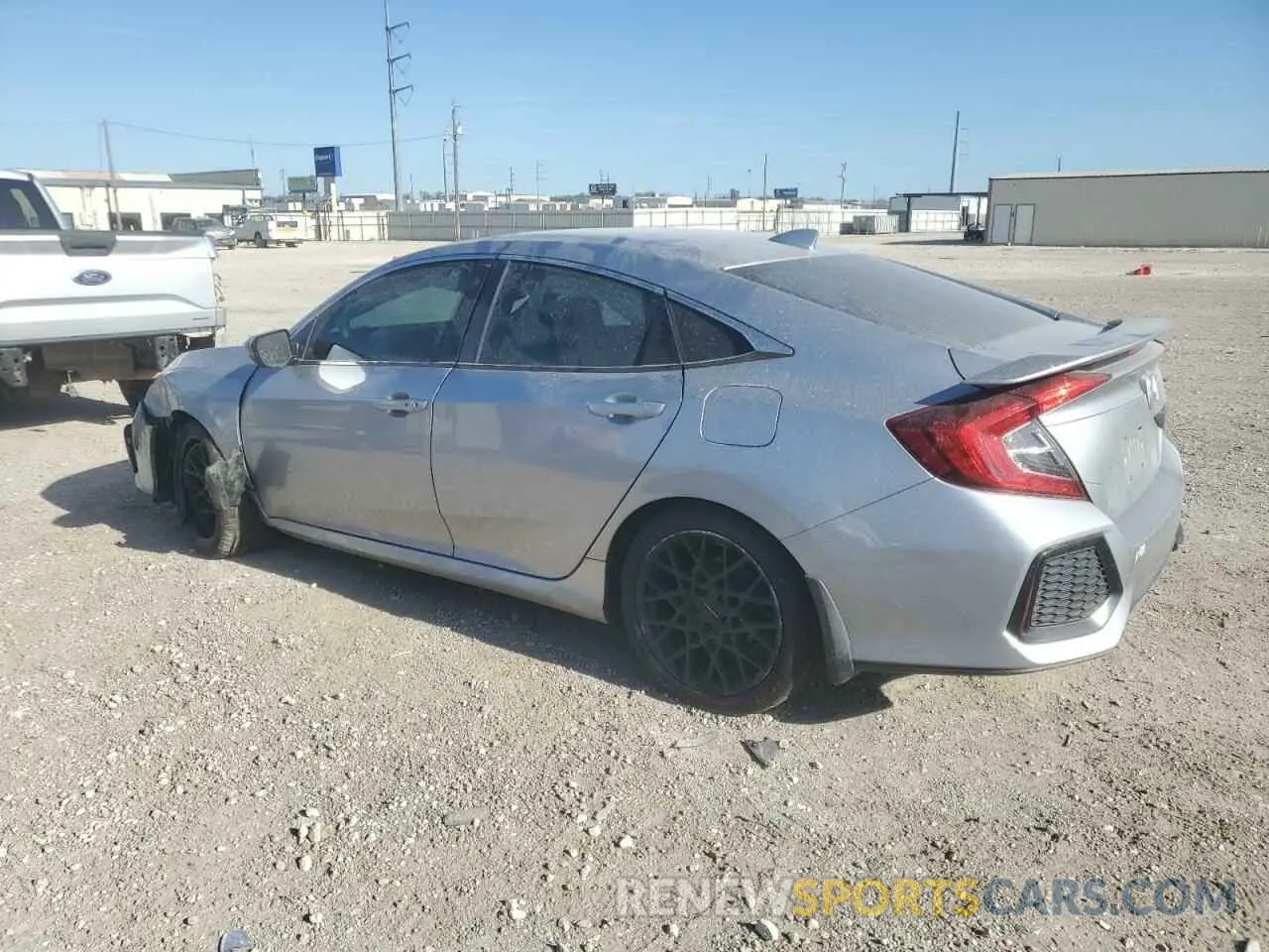 2 Photograph of a damaged car 2HGFC1E58KH703129 HONDA CIVIC 2019