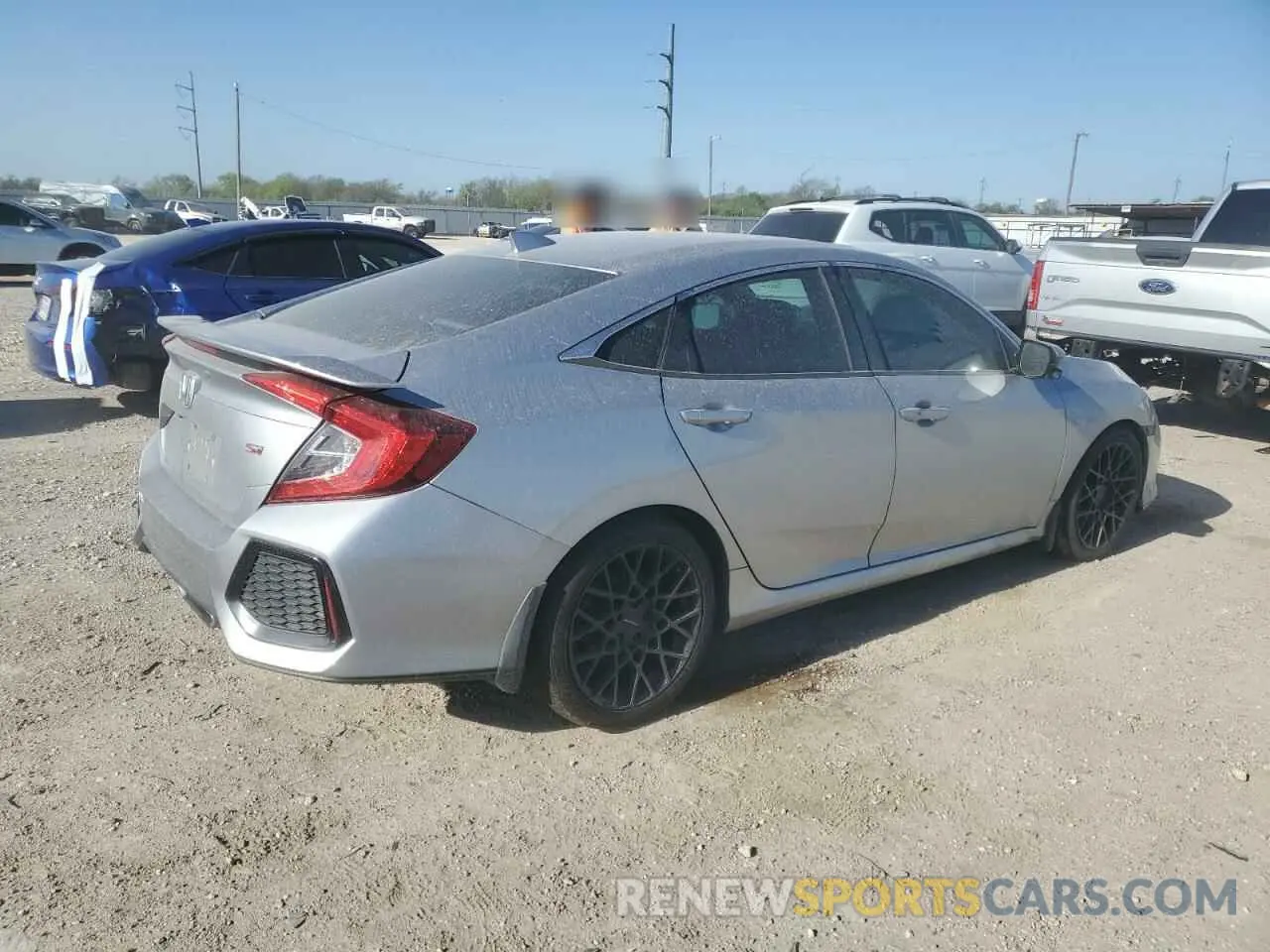 3 Photograph of a damaged car 2HGFC1E58KH703129 HONDA CIVIC 2019