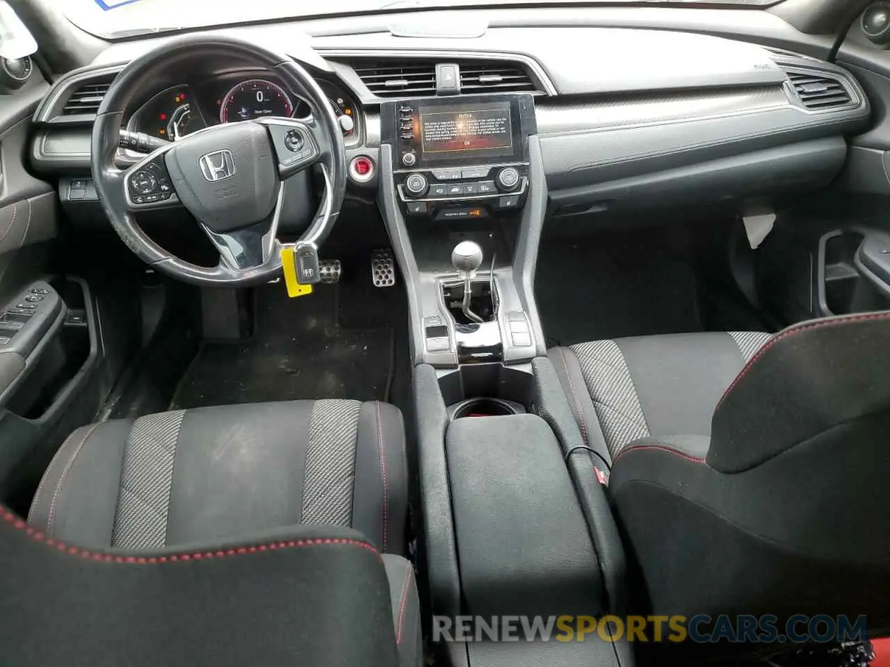8 Photograph of a damaged car 2HGFC1E58KH703129 HONDA CIVIC 2019