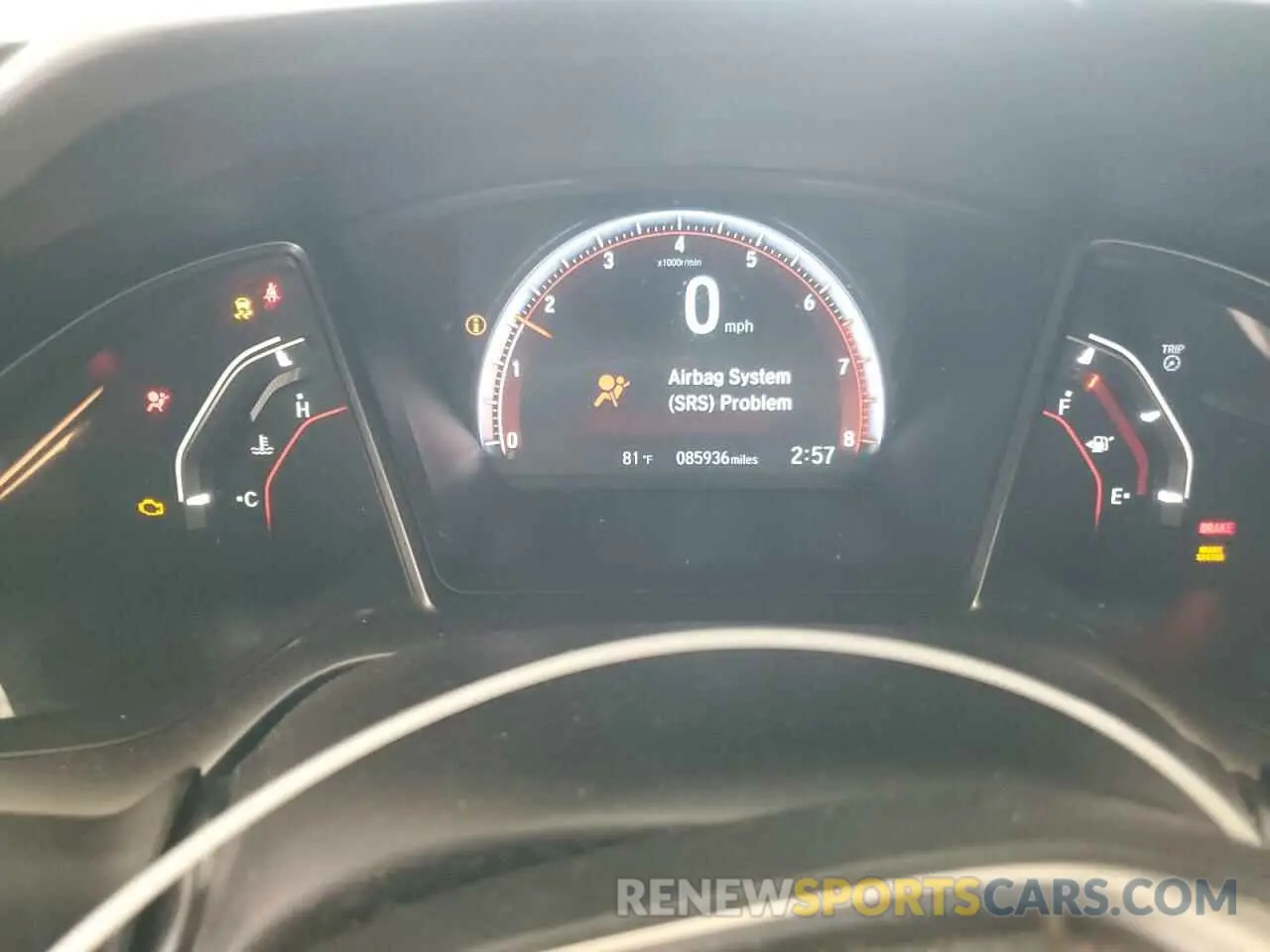 9 Photograph of a damaged car 2HGFC1E59KH703964 HONDA CIVIC 2019