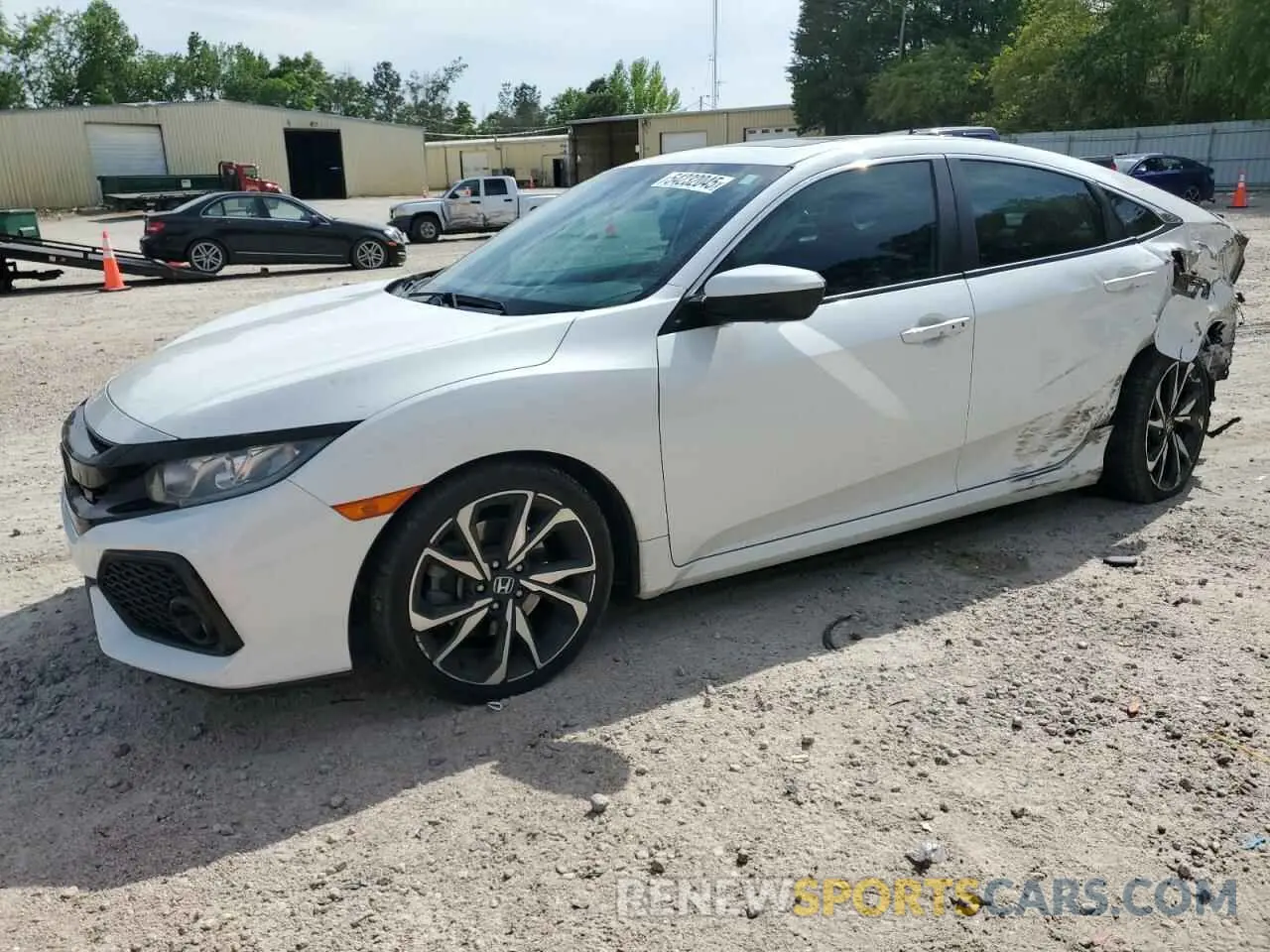 1 Photograph of a damaged car 2HGFC1E5XKH705724 HONDA CIVIC 2019