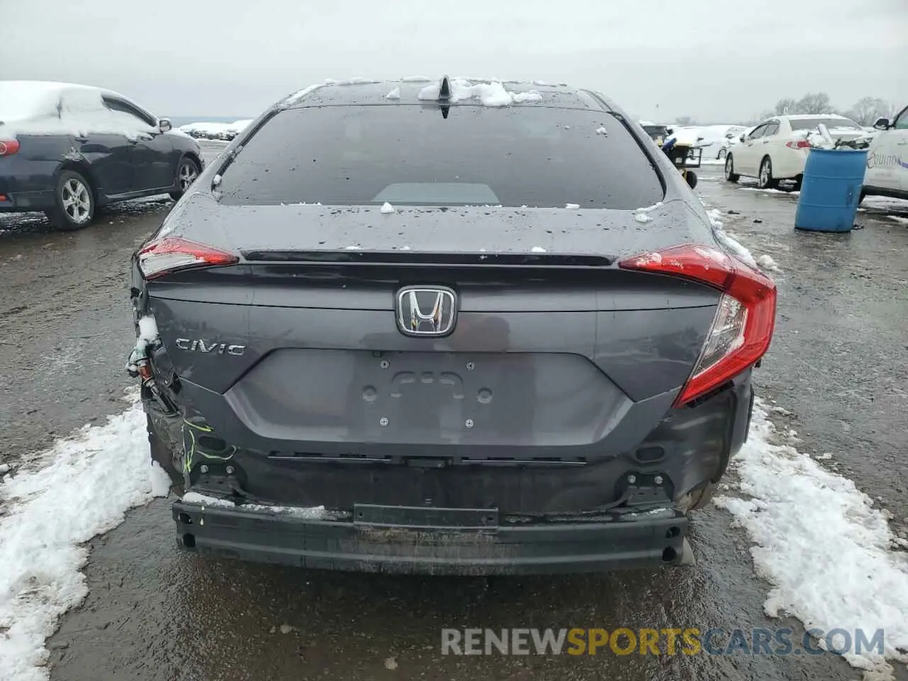 6 Photograph of a damaged car 2HGFC1F31KH651680 HONDA CIVIC 2019