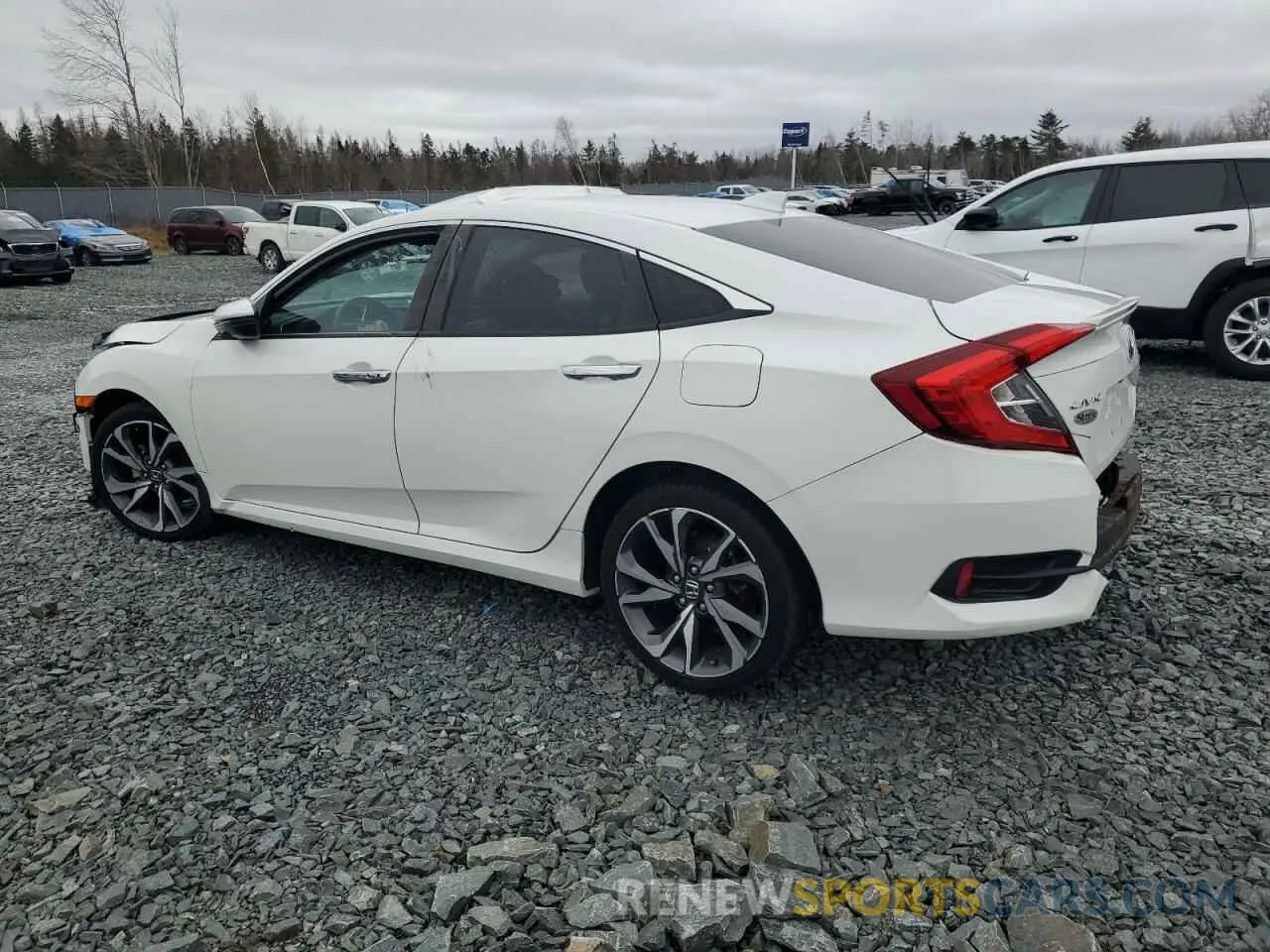 2 Photograph of a damaged car 2HGFC1F90KH100614 HONDA CIVIC 2019
