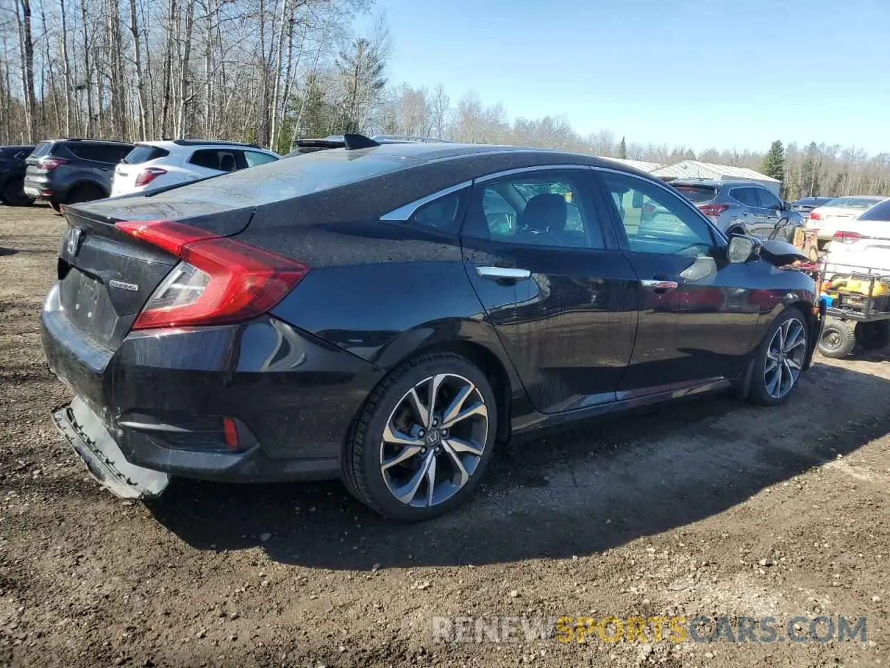 3 Photograph of a damaged car 2HGFC1F90KH106719 HONDA CIVIC 2019