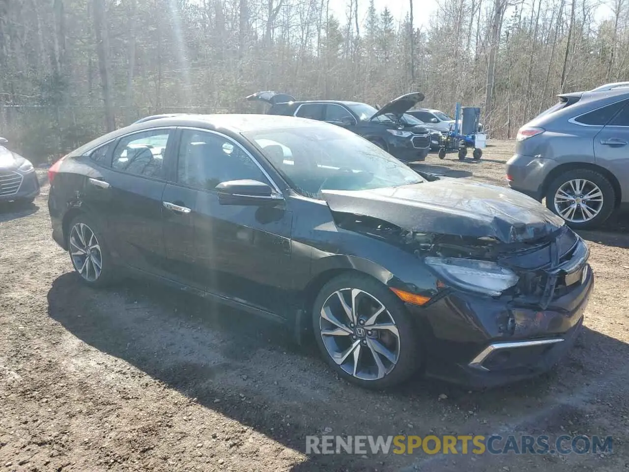 4 Photograph of a damaged car 2HGFC1F90KH106719 HONDA CIVIC 2019