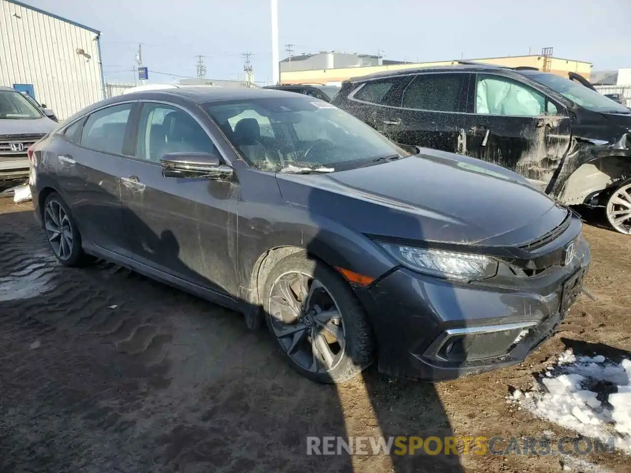 4 Photograph of a damaged car 2HGFC1F93KH100171 HONDA CIVIC 2019