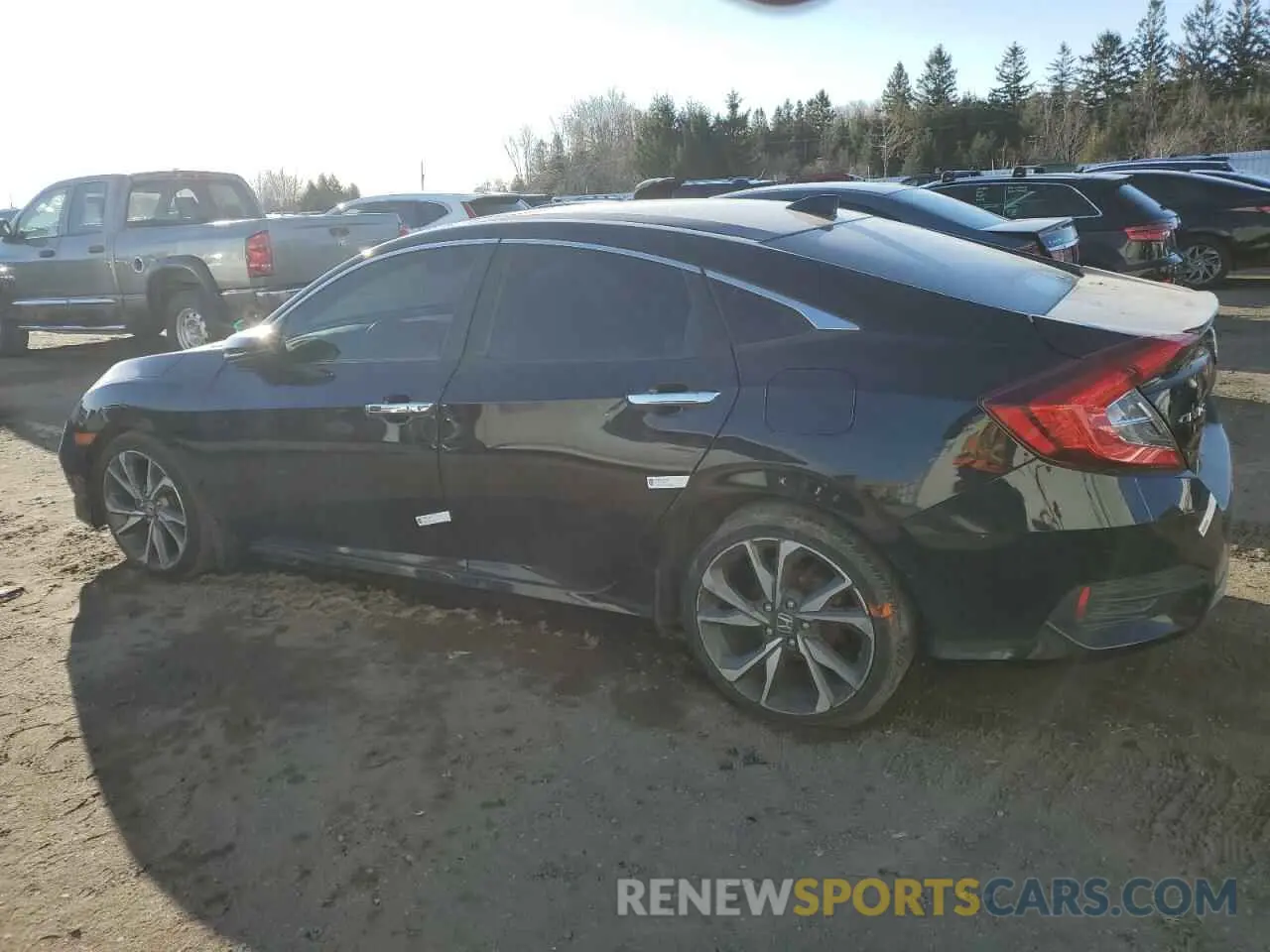 2 Photograph of a damaged car 2HGFC1F98KH102840 HONDA CIVIC 2019