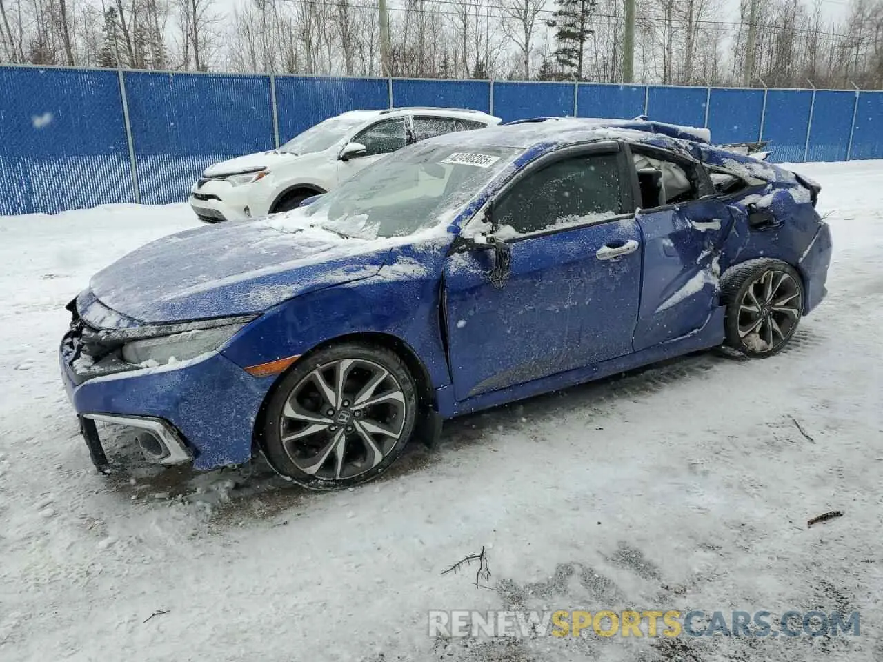 1 Photograph of a damaged car 2HGFC1F99KH105729 HONDA CIVIC 2019