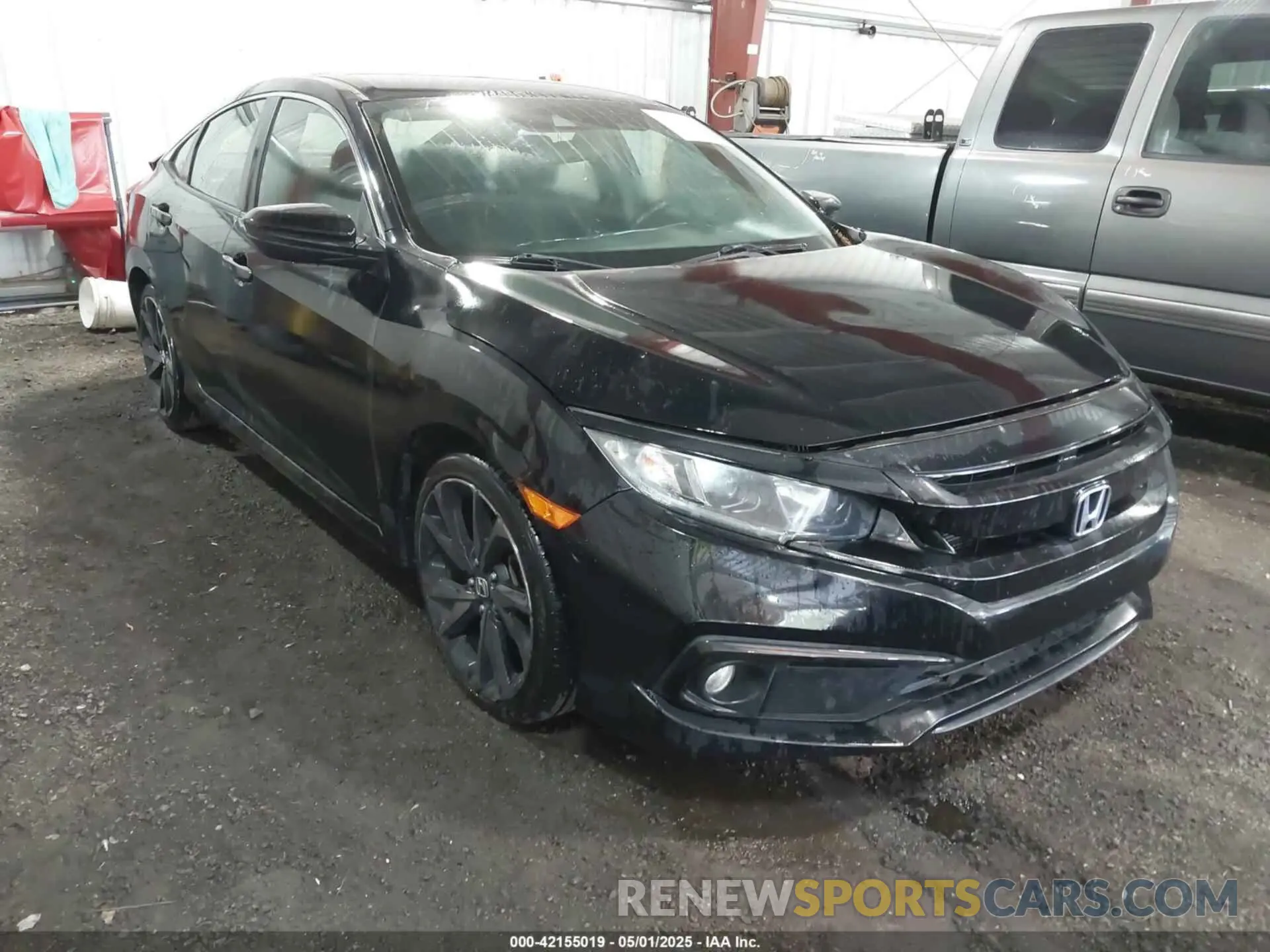 1 Photograph of a damaged car 2HGFC2E82KH550408 HONDA CIVIC 2019