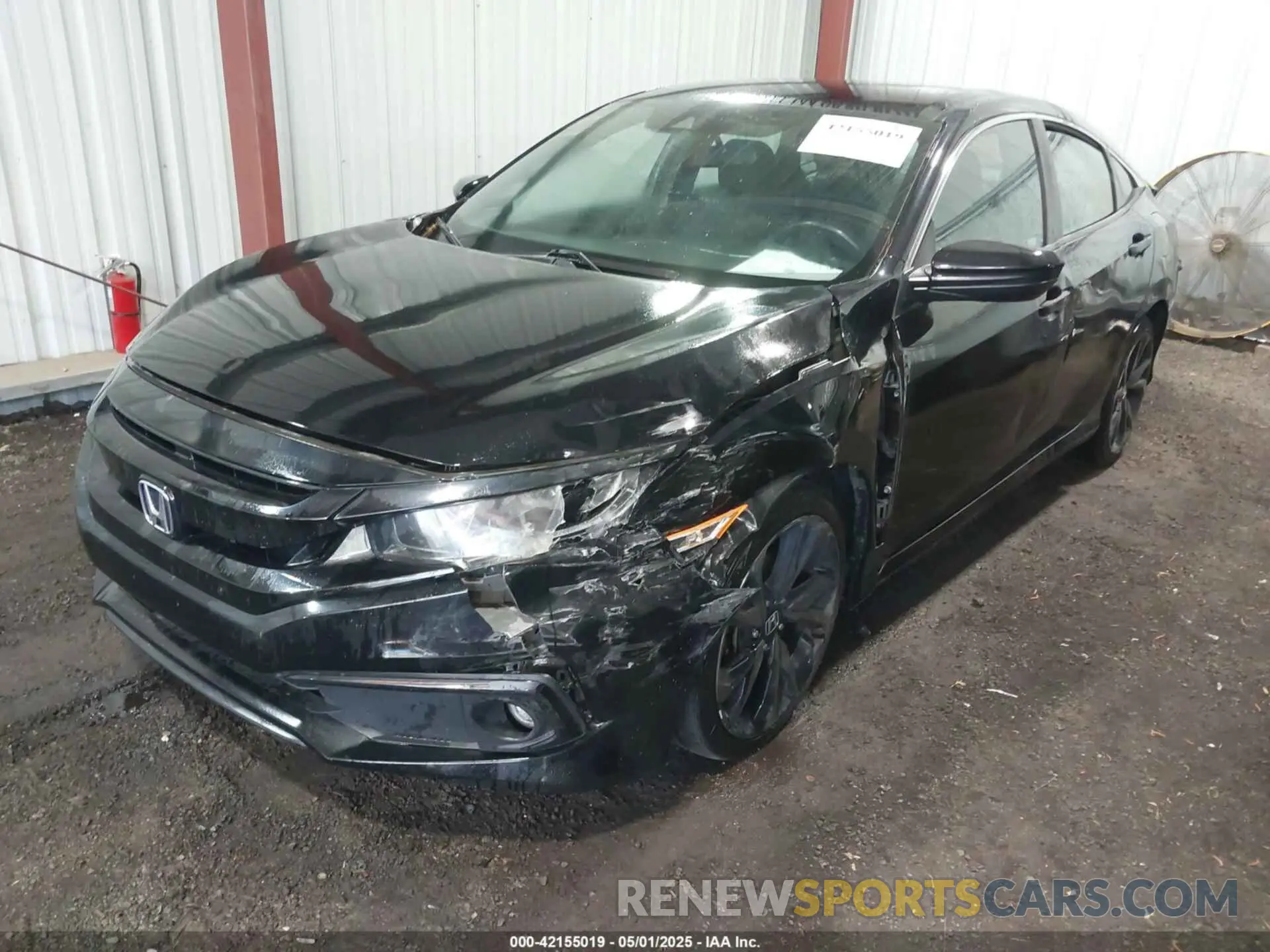 2 Photograph of a damaged car 2HGFC2E82KH550408 HONDA CIVIC 2019