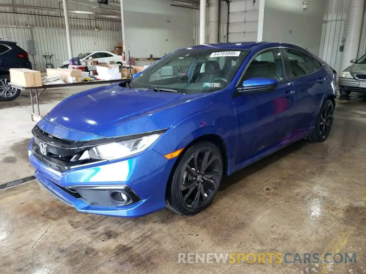1 Photograph of a damaged car 2HGFC2E84KH566576 HONDA CIVIC 2019