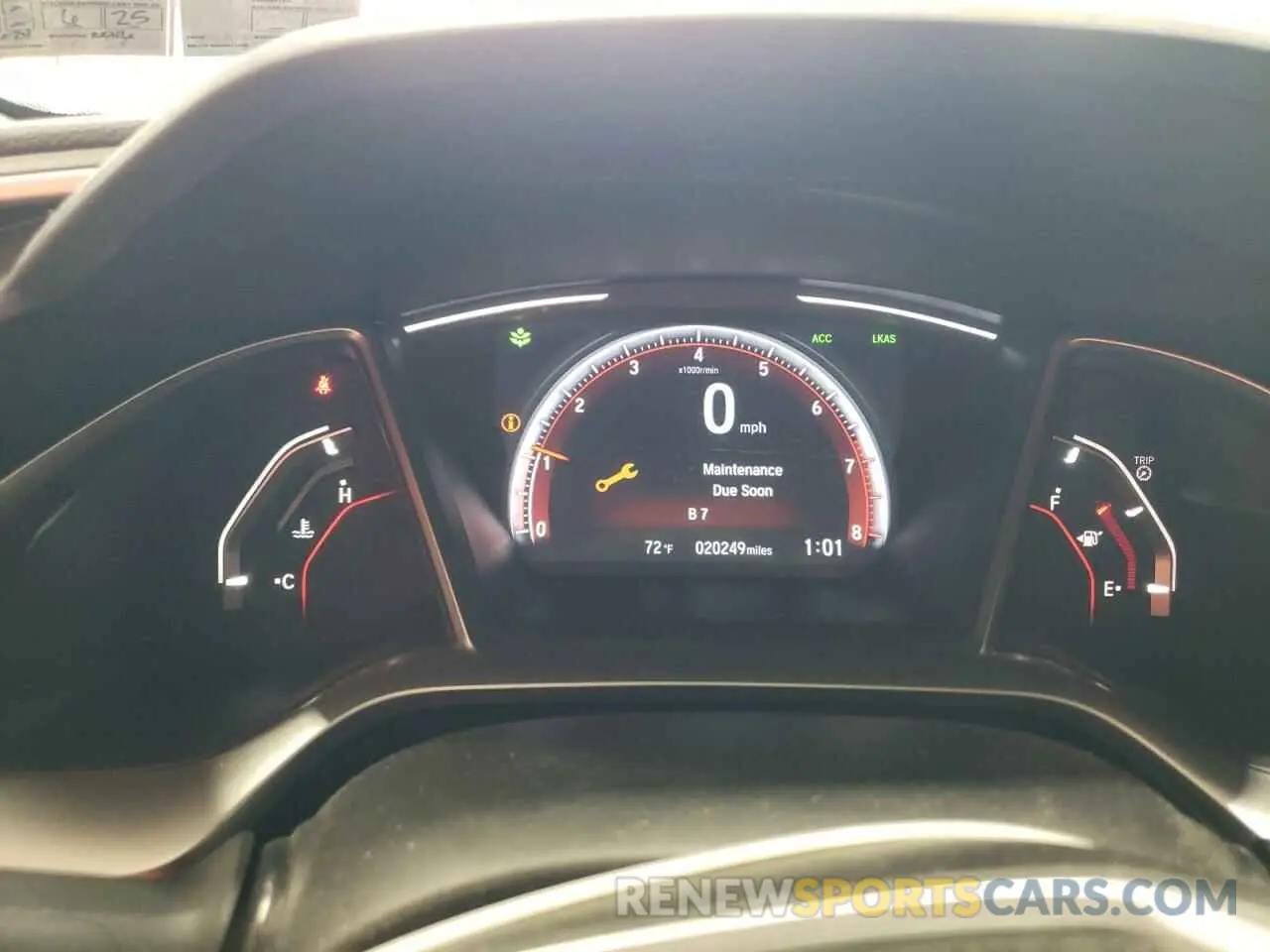 9 Photograph of a damaged car 2HGFC2E84KH566576 HONDA CIVIC 2019