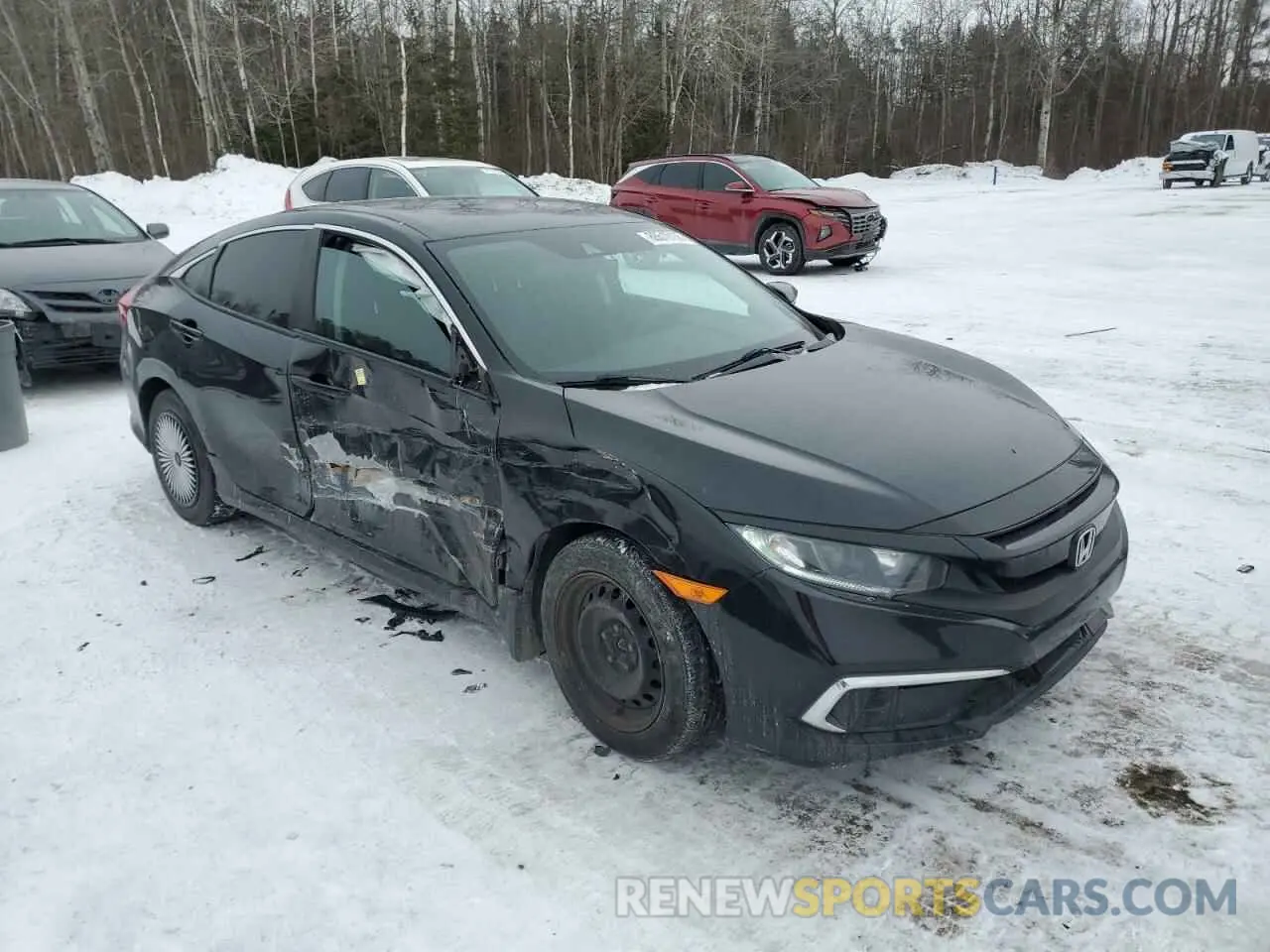 4 Photograph of a damaged car 2HGFC2F52KH025160 HONDA CIVIC 2019