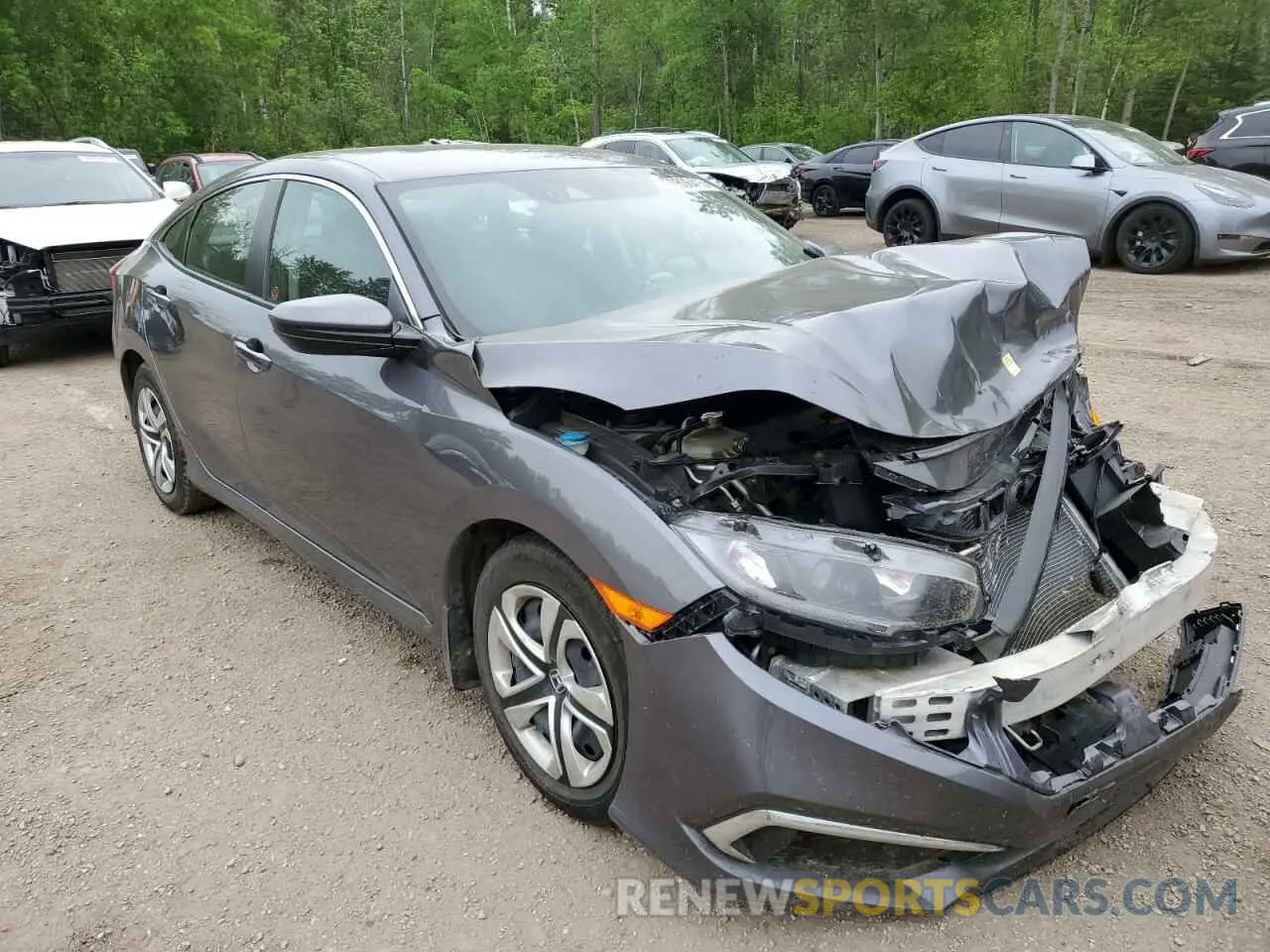 4 Photograph of a damaged car 2HGFC2F59KH005567 HONDA CIVIC 2019