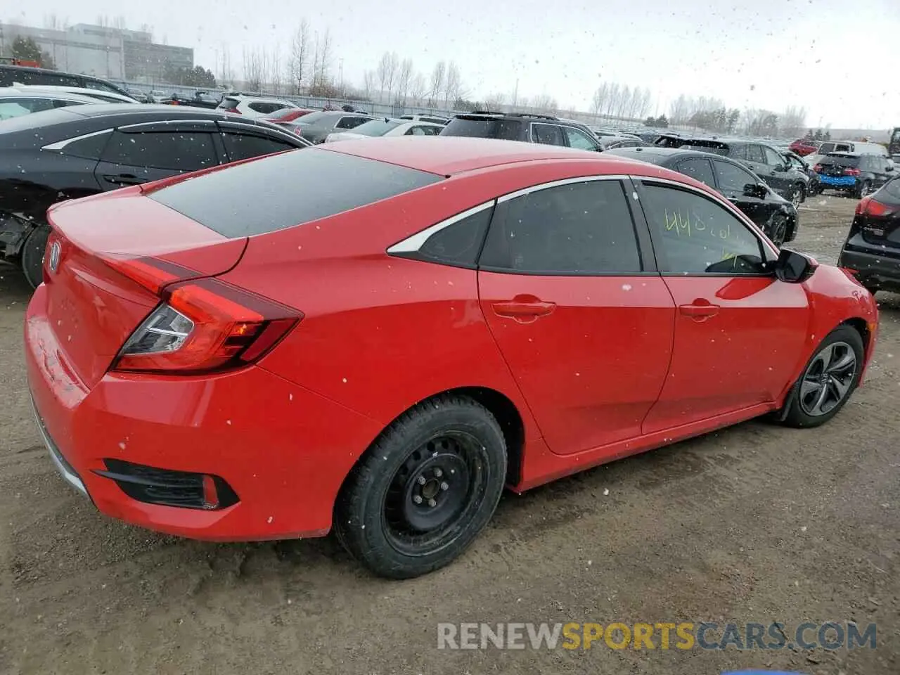3 Photograph of a damaged car 2HGFC2F59KH038424 HONDA CIVIC 2019