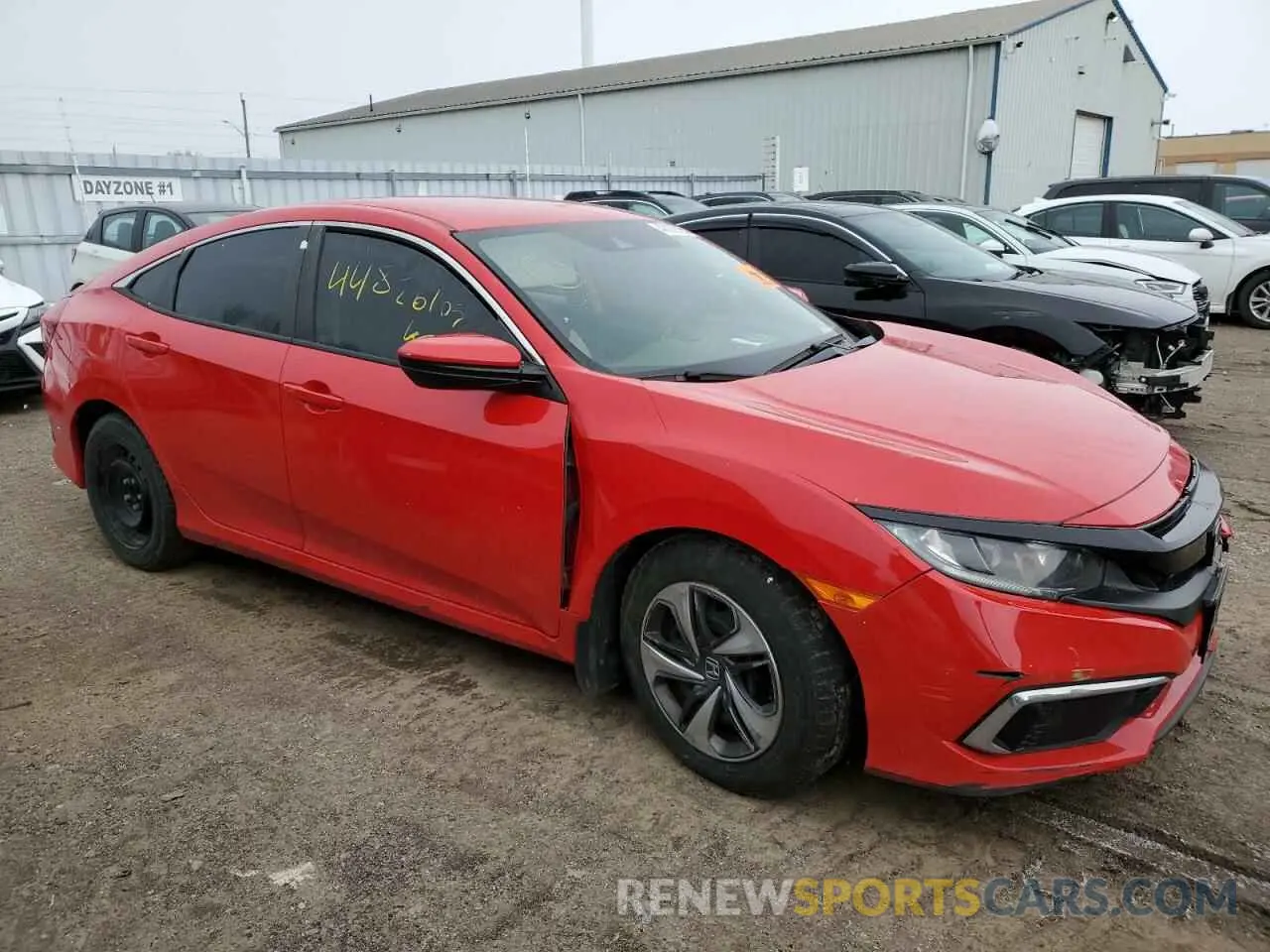 4 Photograph of a damaged car 2HGFC2F59KH038424 HONDA CIVIC 2019