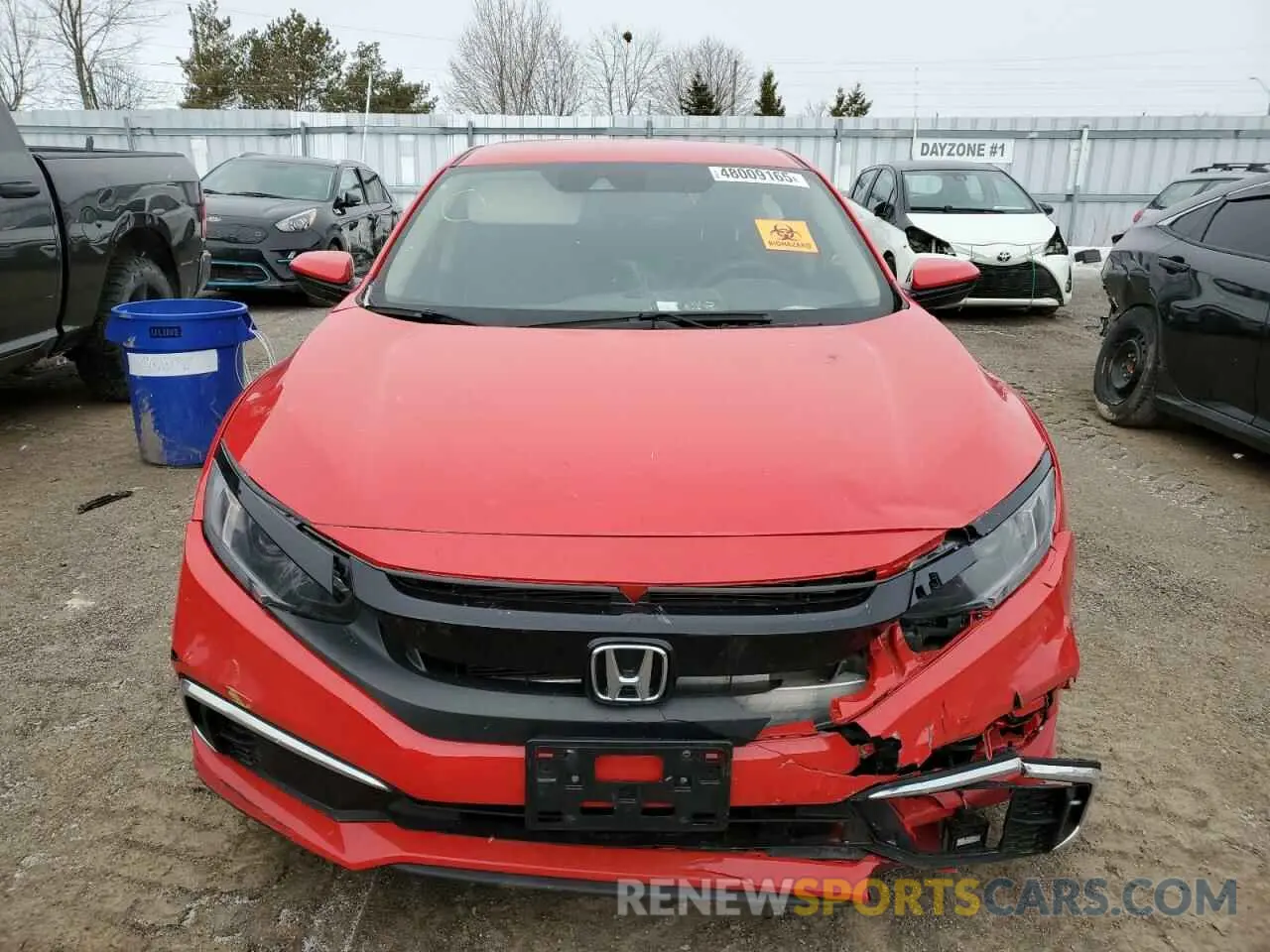 5 Photograph of a damaged car 2HGFC2F59KH038424 HONDA CIVIC 2019