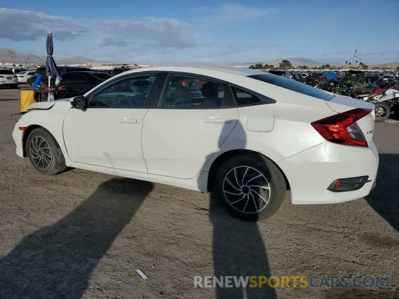 2 Photograph of a damaged car 2HGFC2F60KH504492 HONDA CIVIC 2019