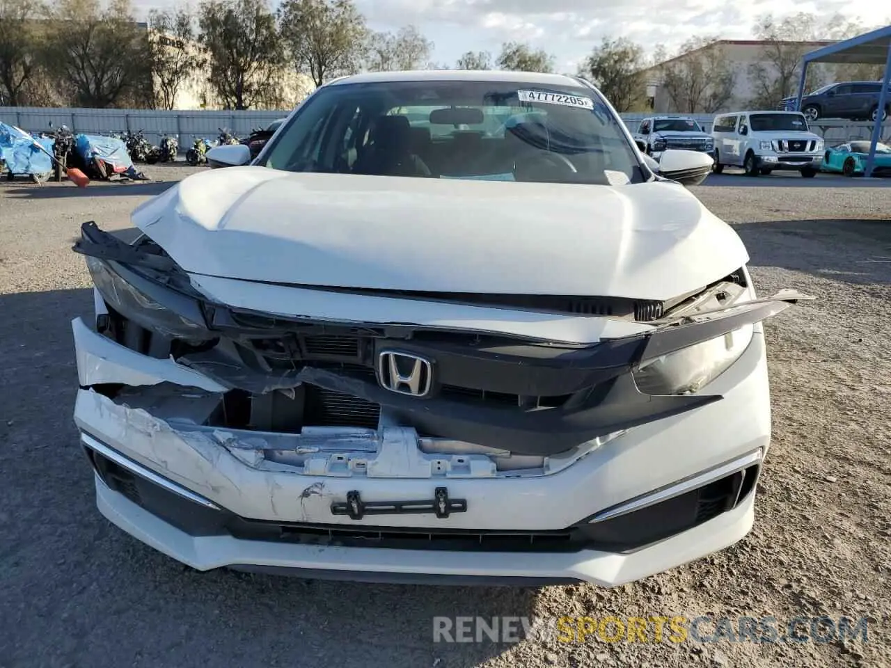 5 Photograph of a damaged car 2HGFC2F60KH504492 HONDA CIVIC 2019