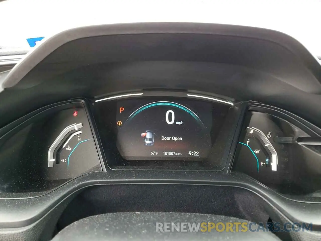 9 Photograph of a damaged car 2HGFC2F60KH505609 HONDA CIVIC 2019