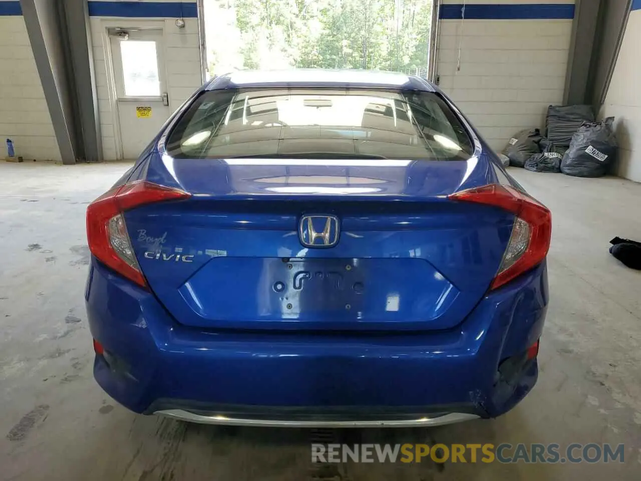 6 Photograph of a damaged car 2HGFC2F60KH507991 HONDA CIVIC 2019