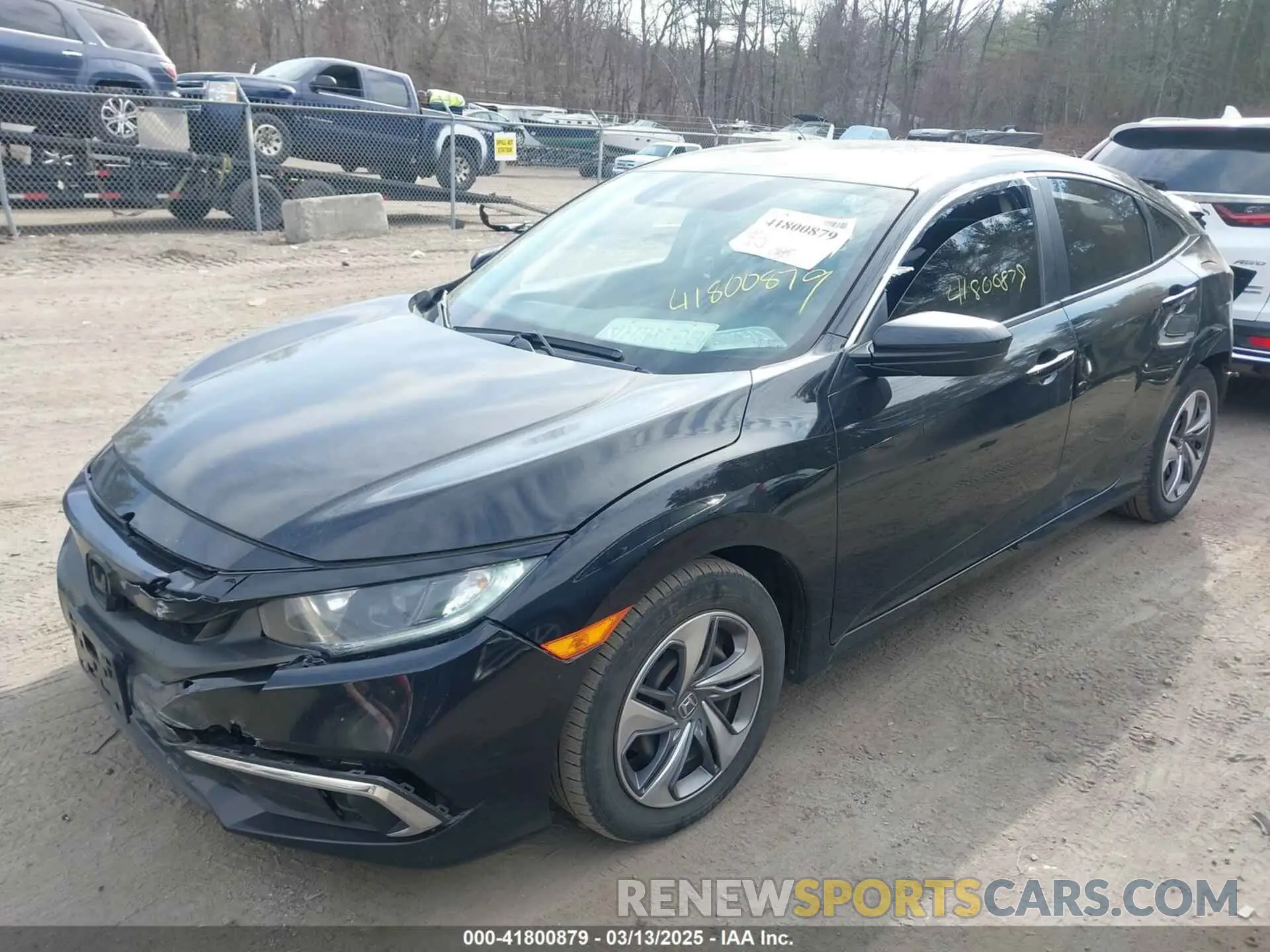 2 Photograph of a damaged car 2HGFC2F60KH550257 HONDA CIVIC 2019