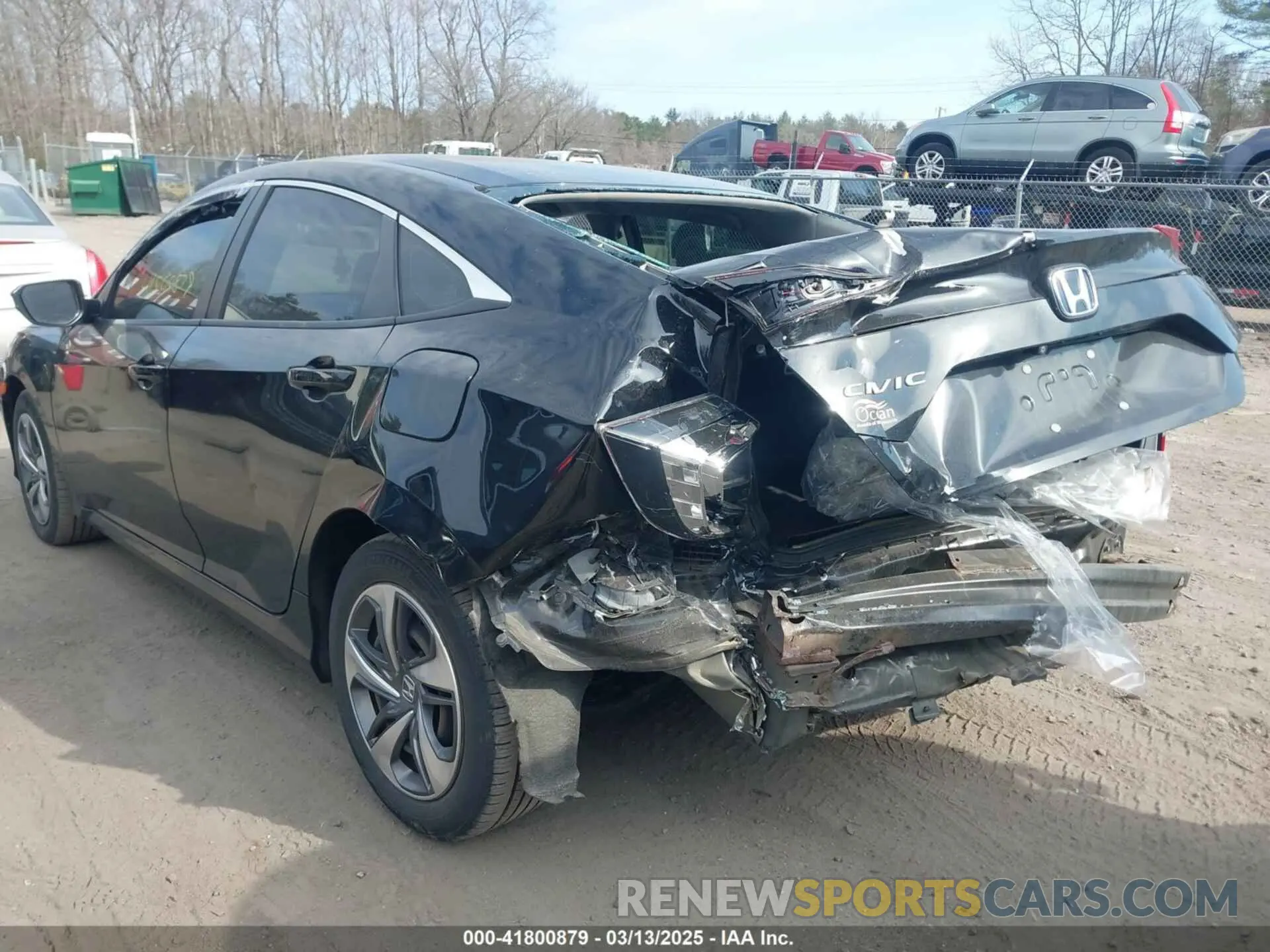 3 Photograph of a damaged car 2HGFC2F60KH550257 HONDA CIVIC 2019