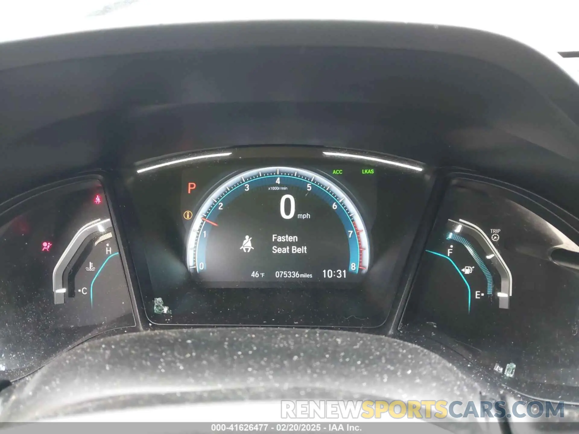 7 Photograph of a damaged car 2HGFC2F60KH555359 HONDA CIVIC 2019