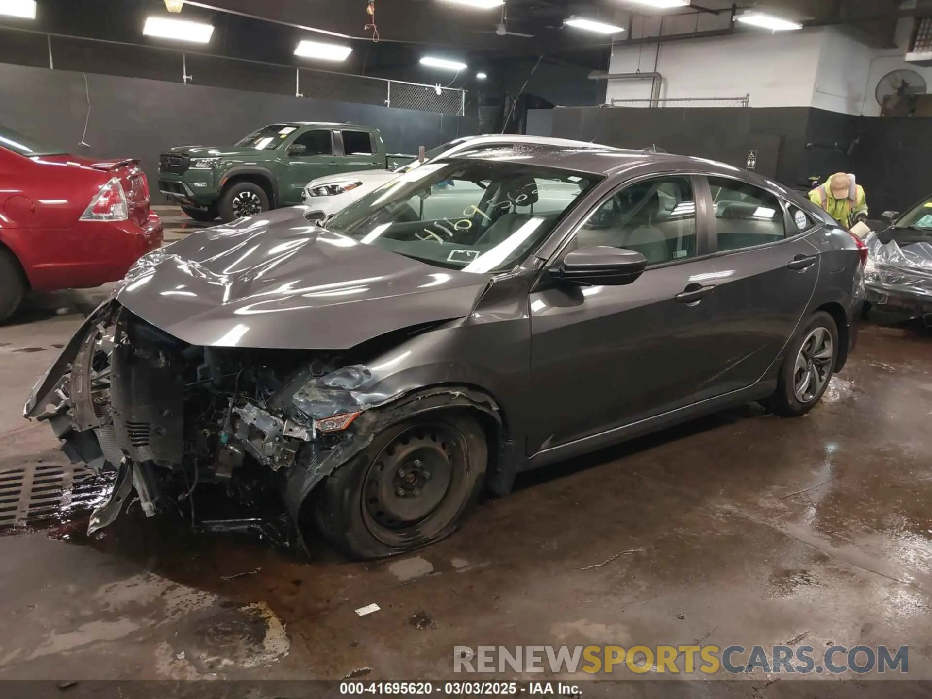 2 Photograph of a damaged car 2HGFC2F60KH556785 HONDA CIVIC 2019