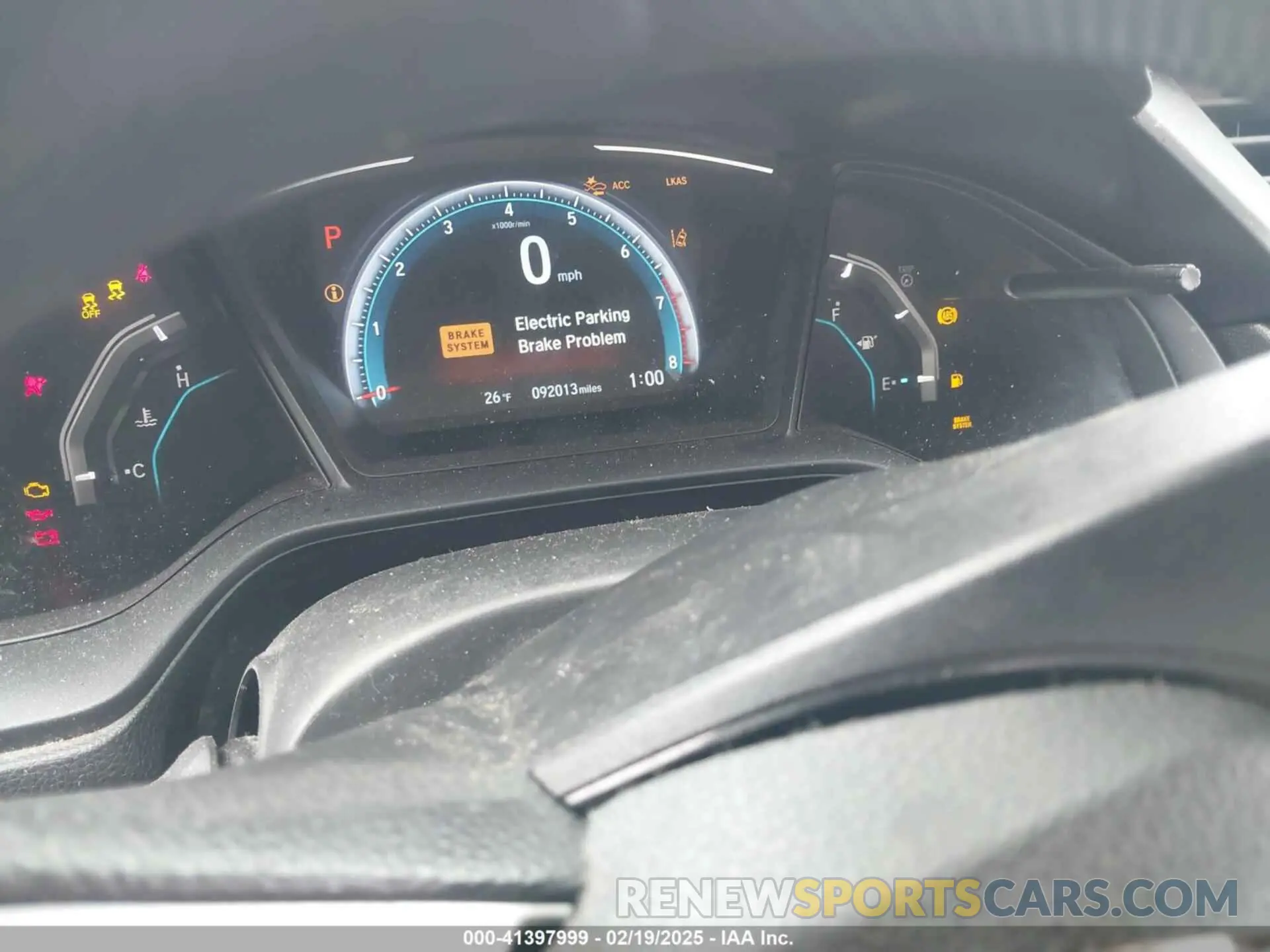 7 Photograph of a damaged car 2HGFC2F60KH573652 HONDA CIVIC 2019