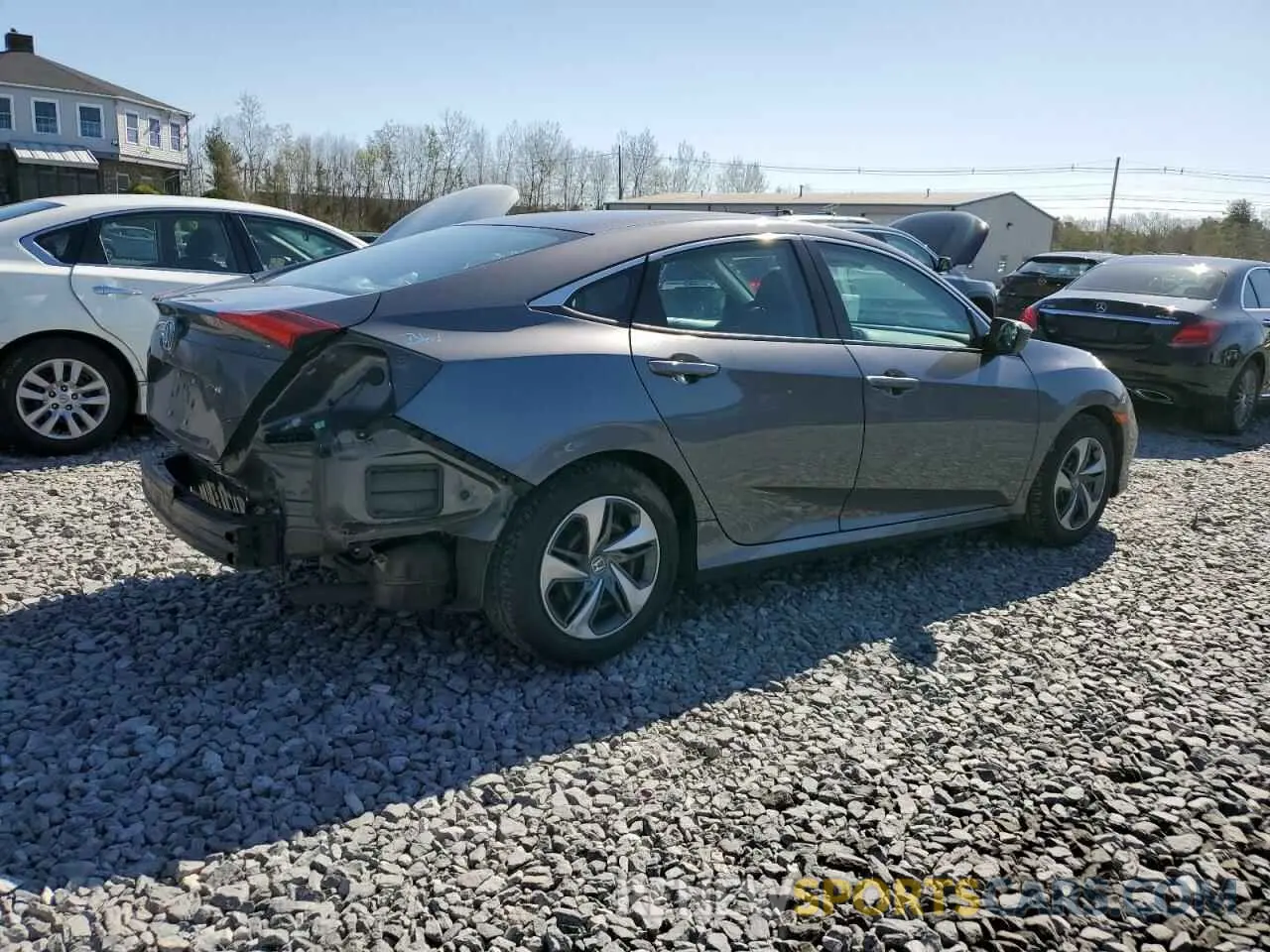 3 Photograph of a damaged car 2HGFC2F60KH589964 HONDA CIVIC 2019