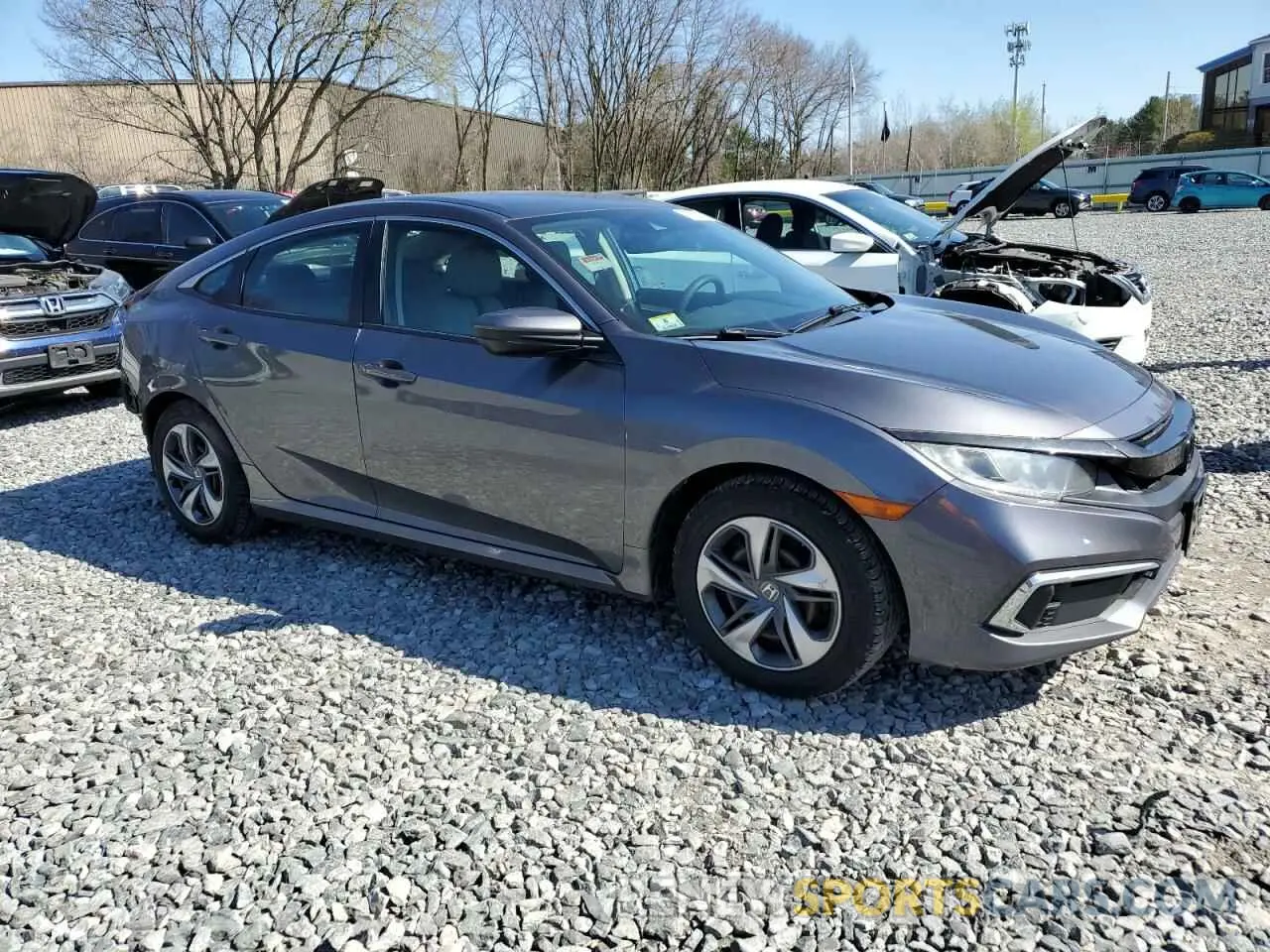 4 Photograph of a damaged car 2HGFC2F60KH589964 HONDA CIVIC 2019