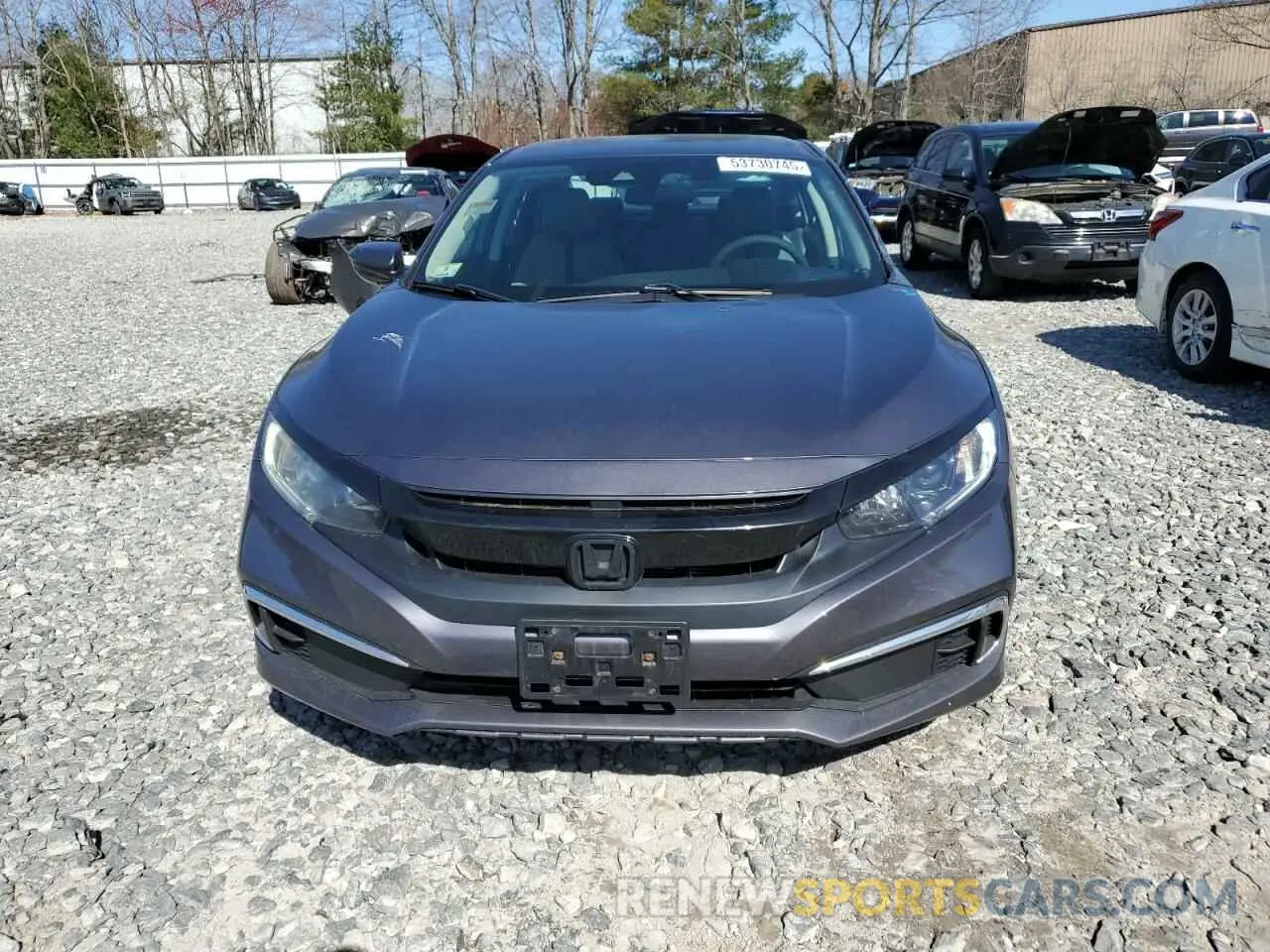 5 Photograph of a damaged car 2HGFC2F60KH589964 HONDA CIVIC 2019